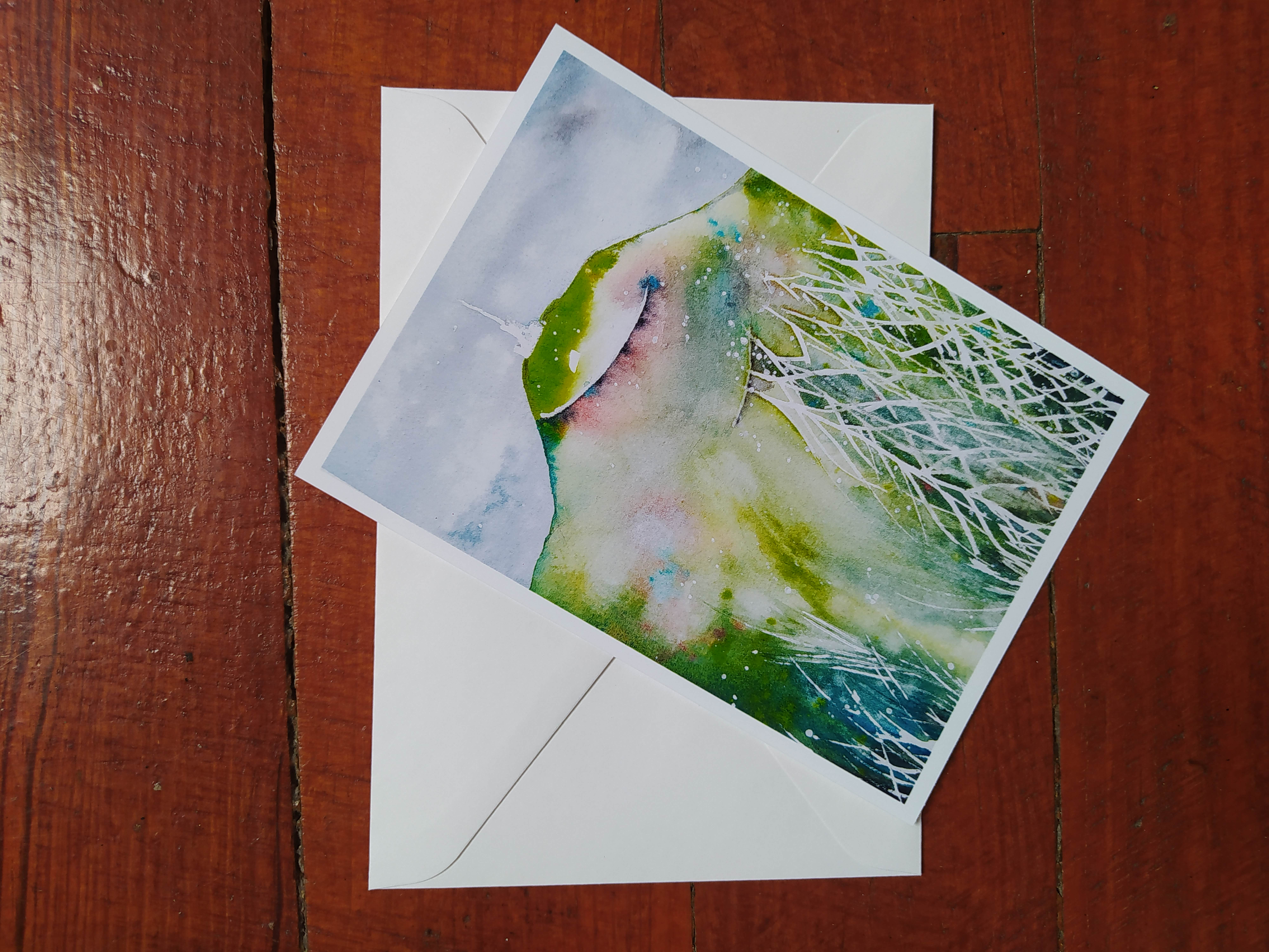 Carte avec enveloppe 10