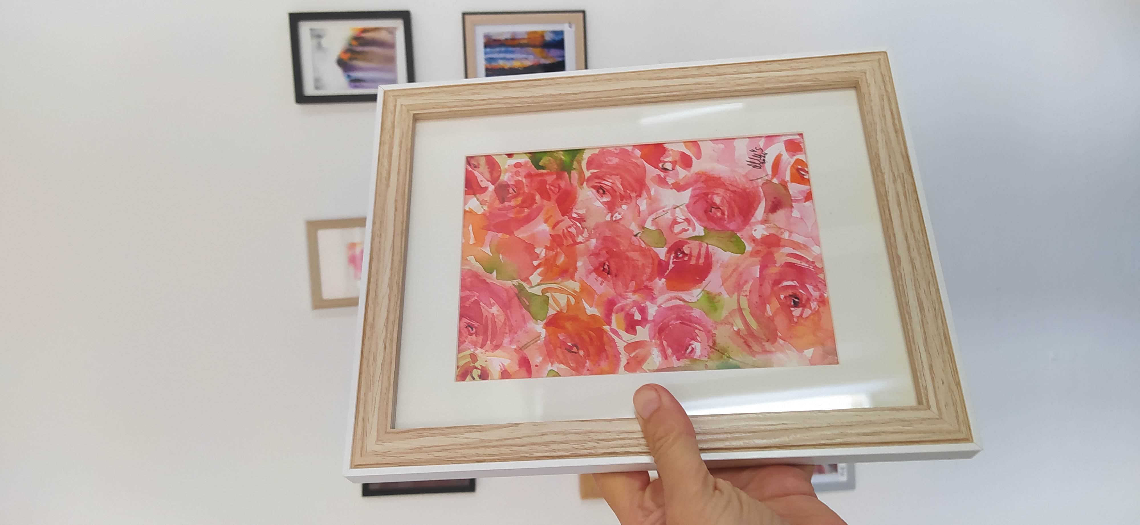 Série Roses- méli mélo