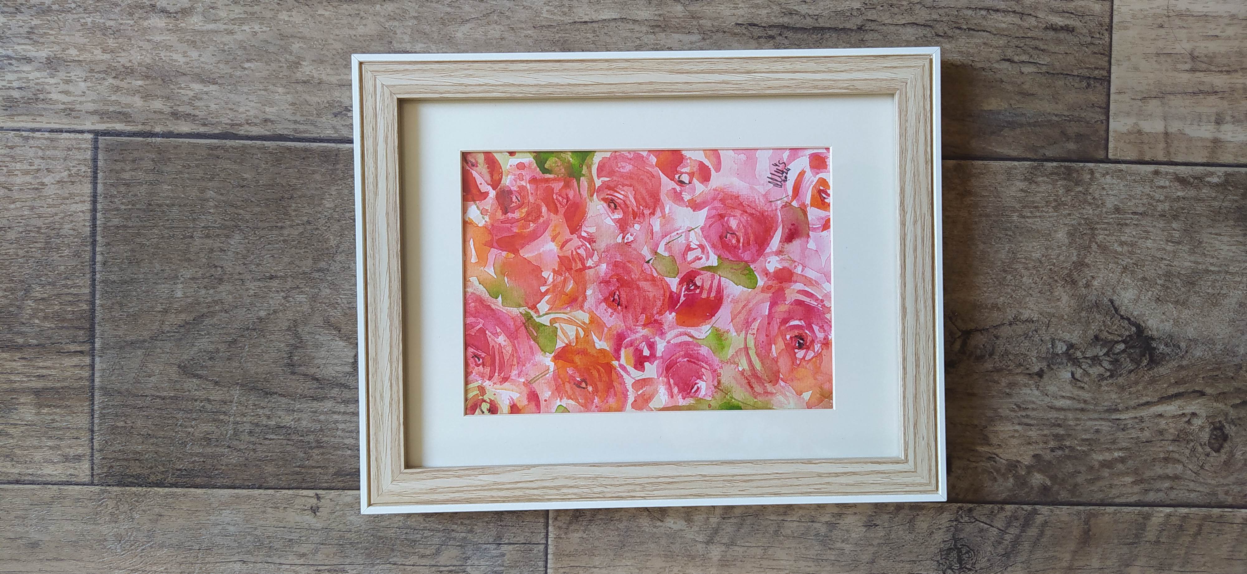 Série Roses- méli mélo