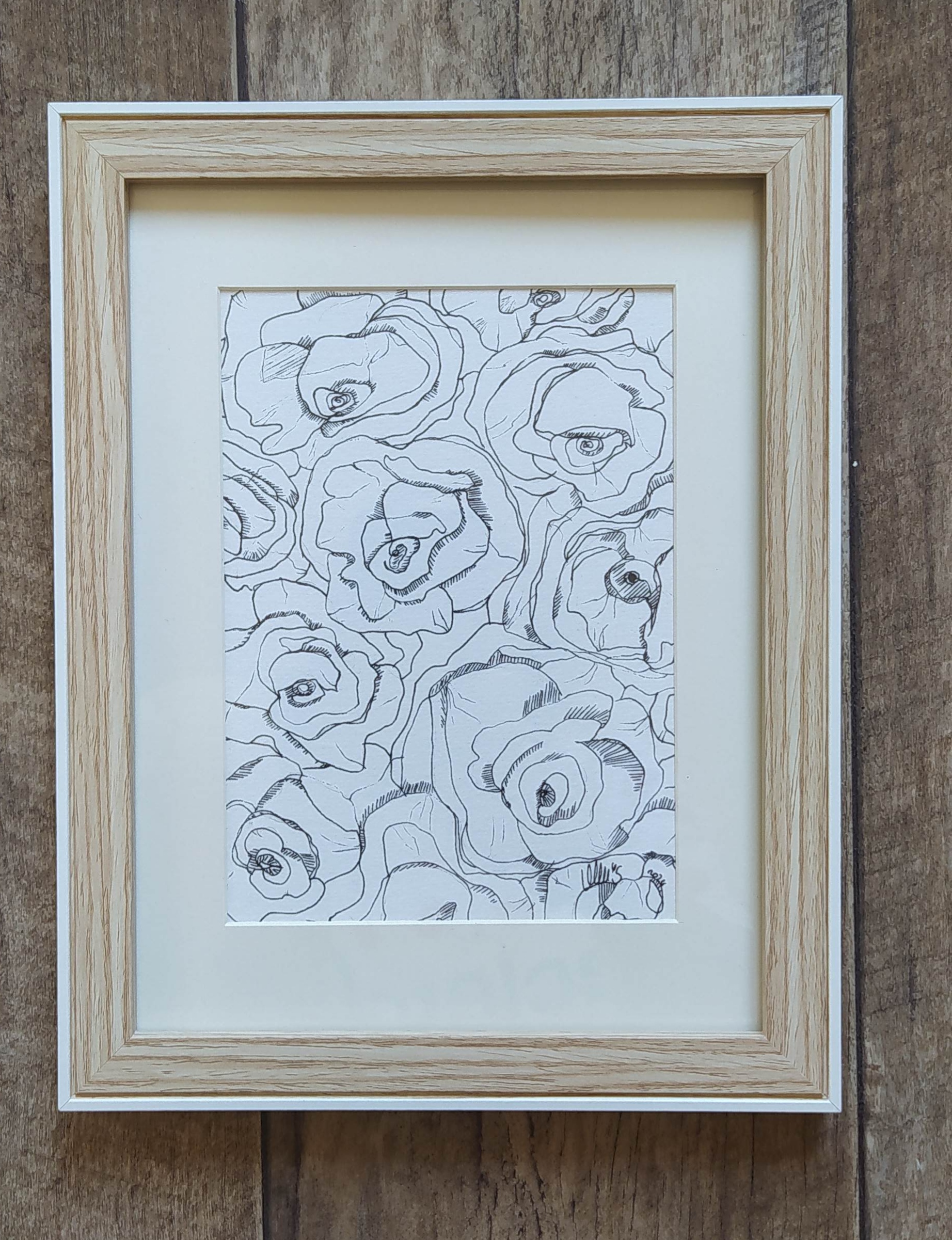 Série Roses- Dessin
