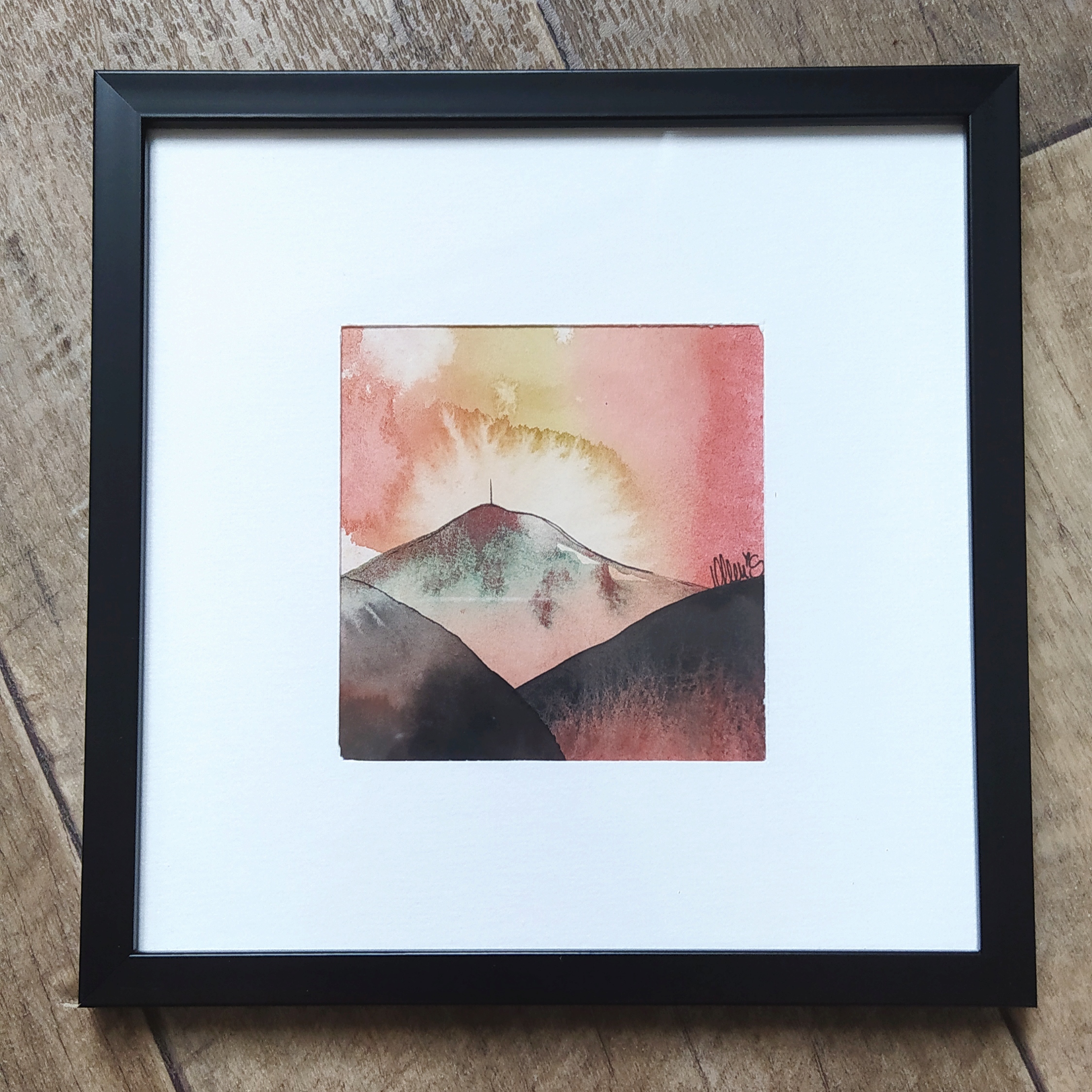 Puy de Dôme orangé