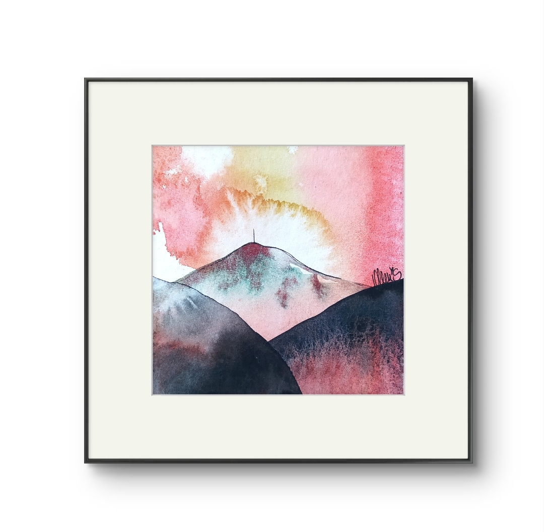 Puy de Dôme orangé