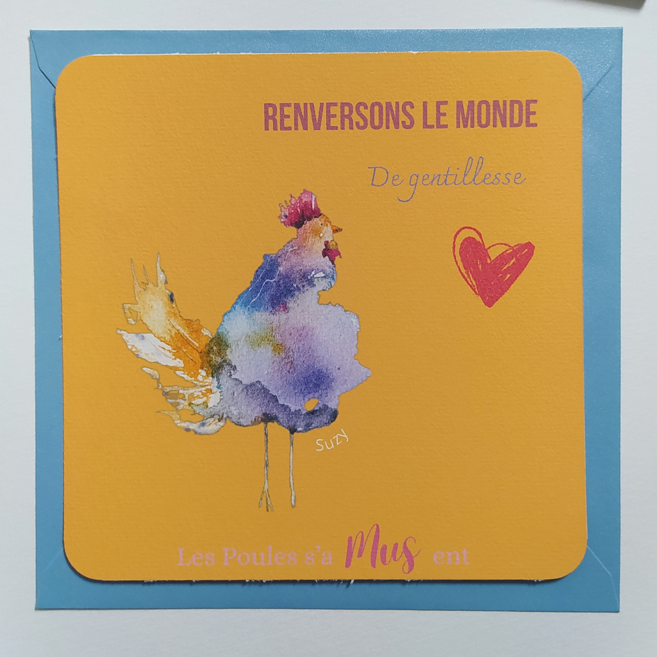 Cartes Les Poules s'aMUSent
