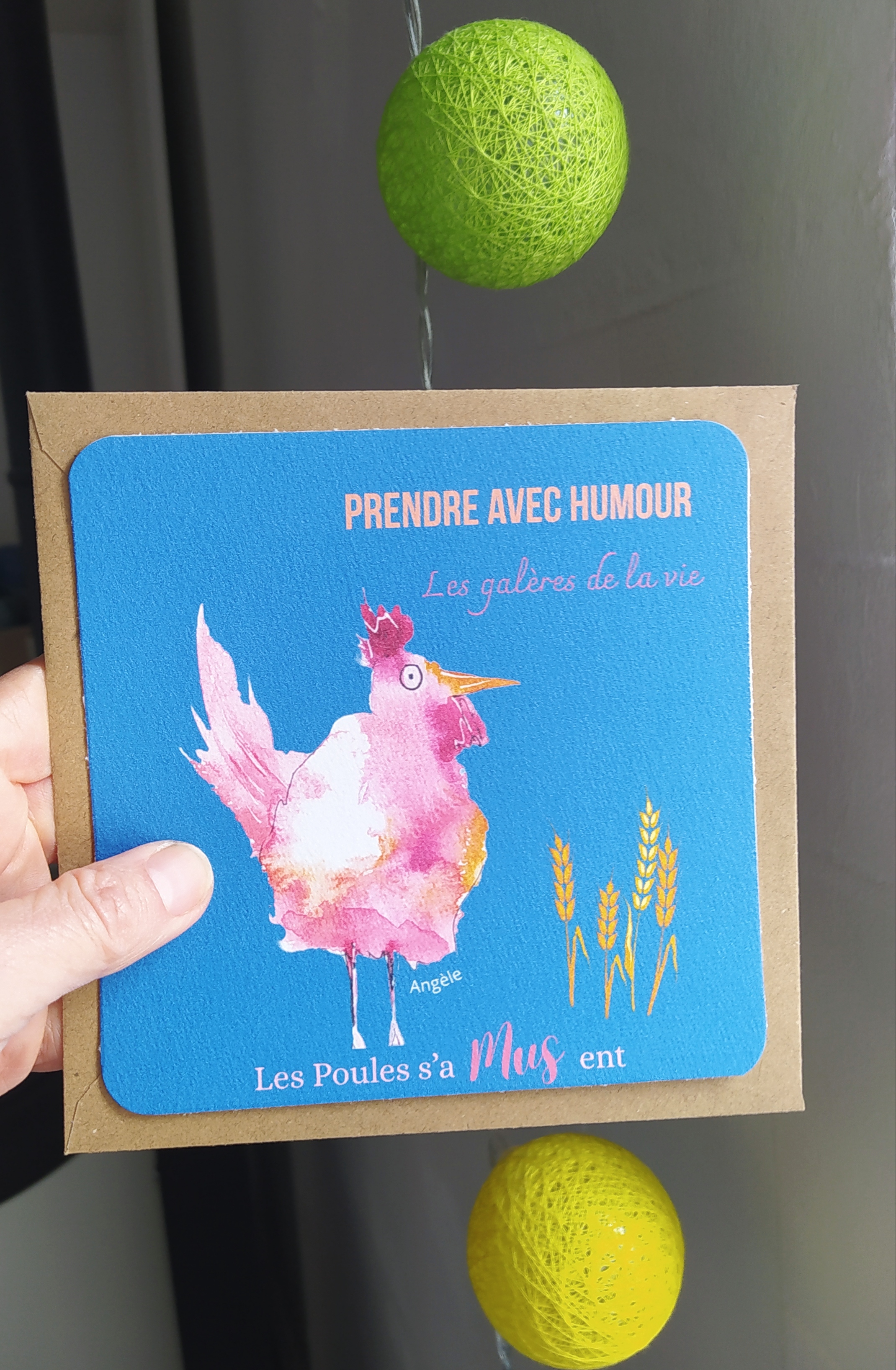 Cartes Les Poules s'aMUSent