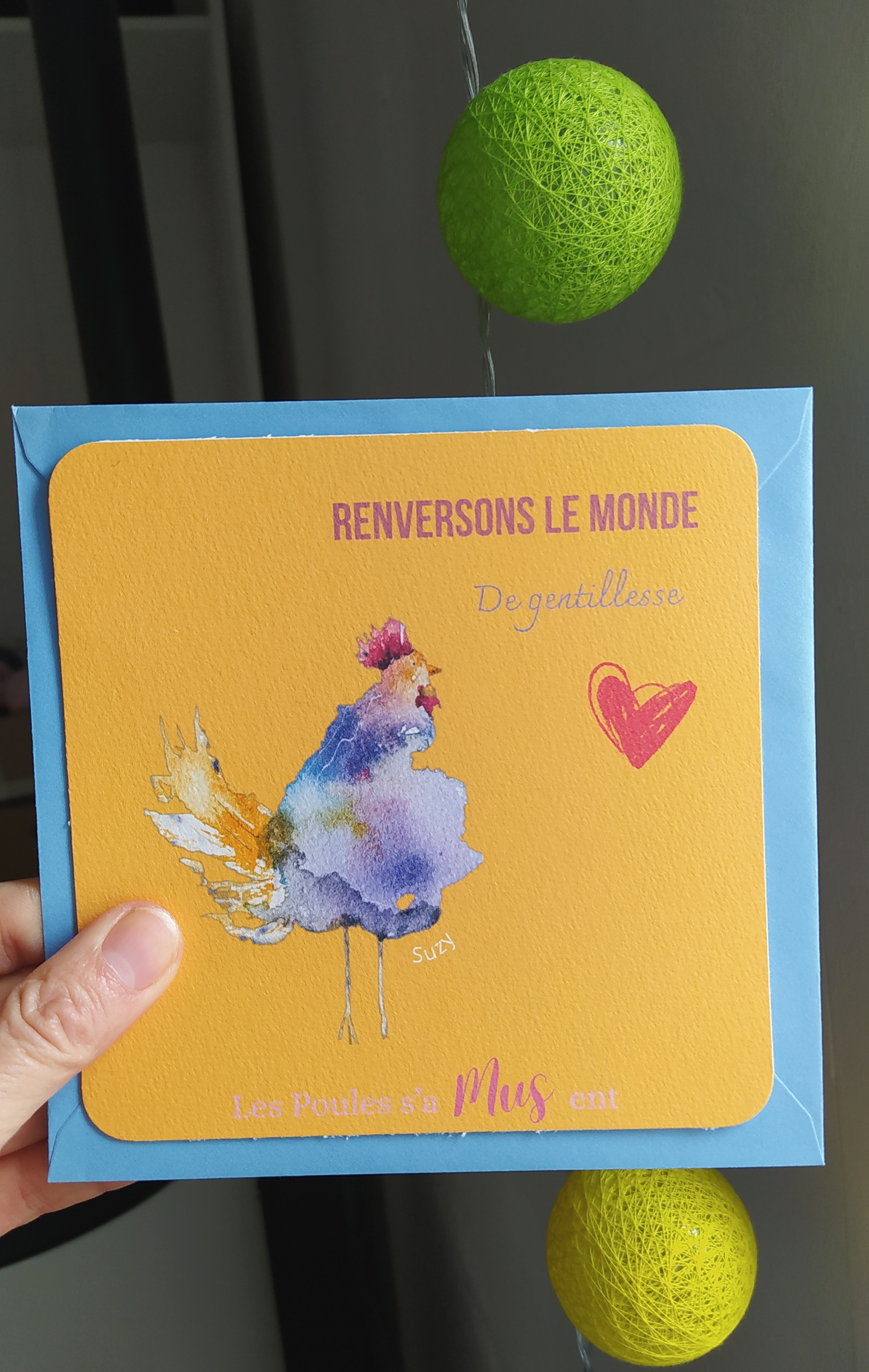 Cartes Les Poules s'aMUSent