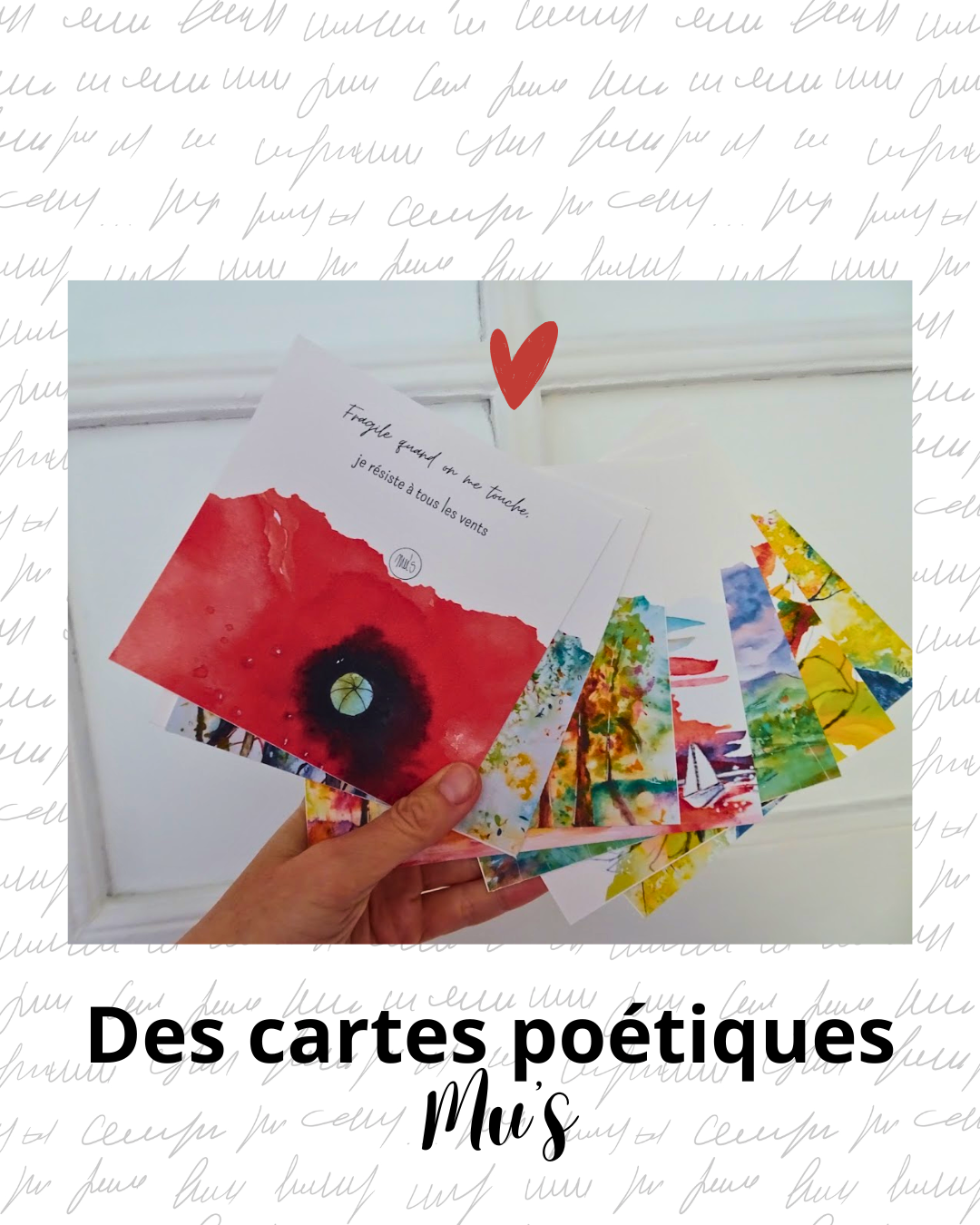 Cartes poétiques inspirantes