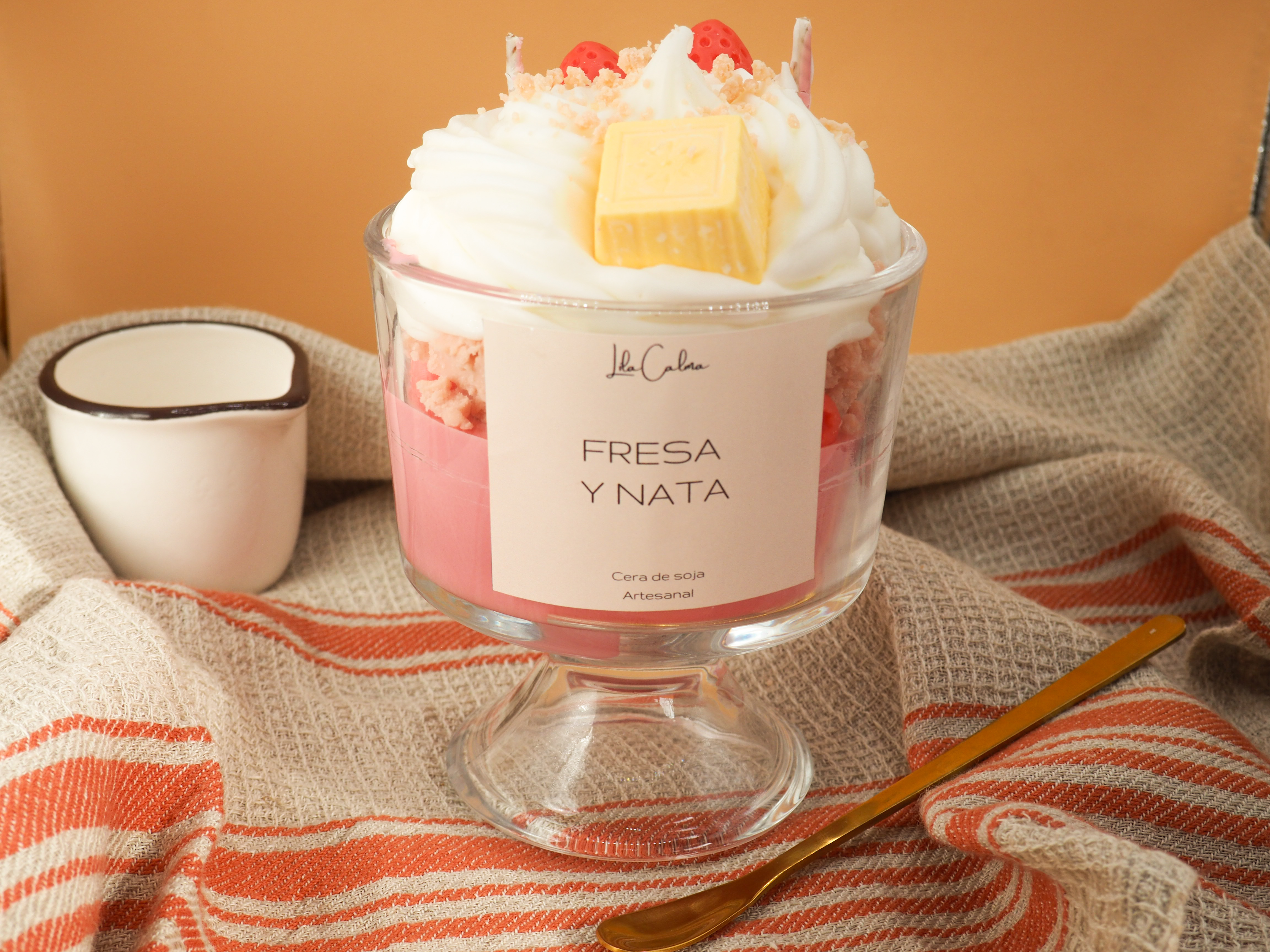 Pastel de fresa y nata