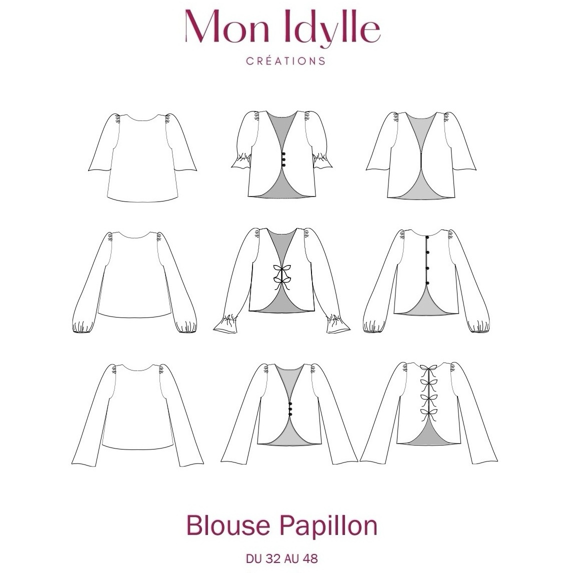 BLOUSE PAPILLON - PDF