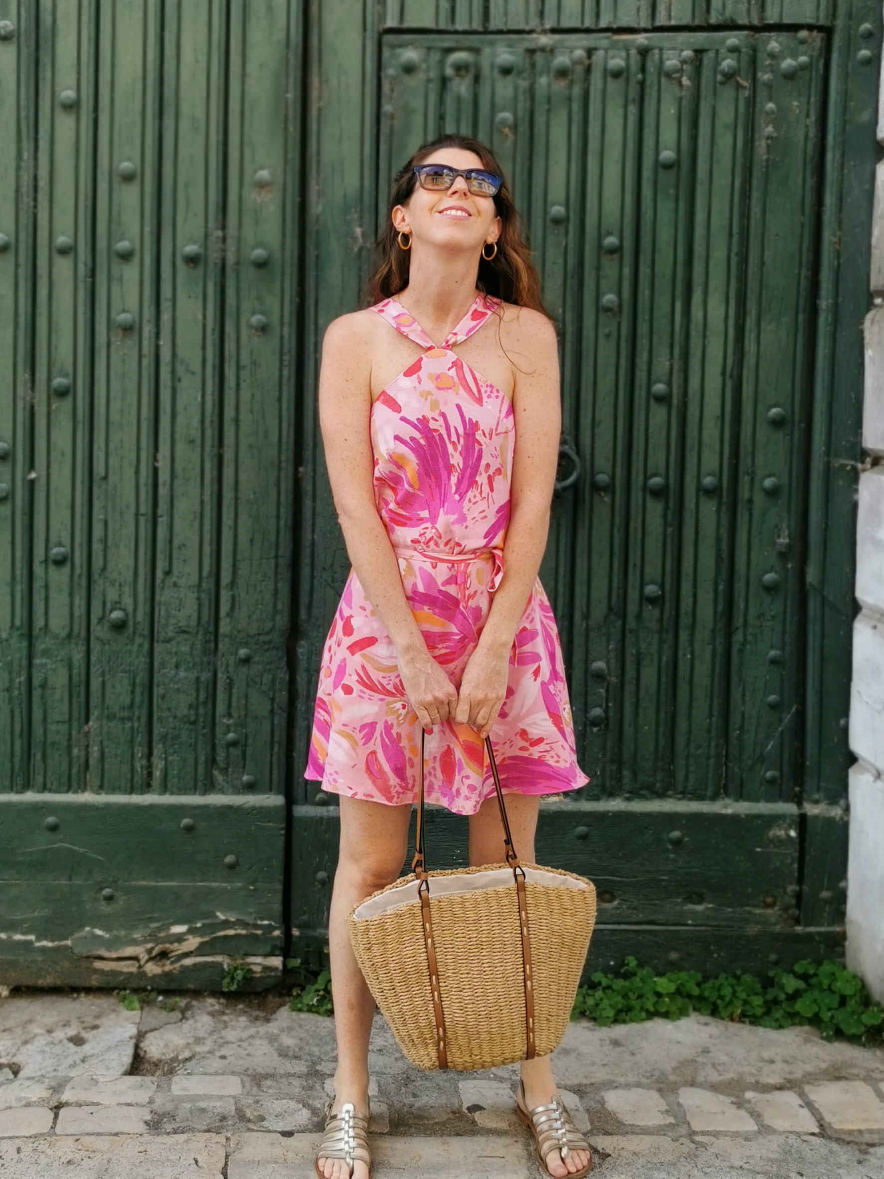 TOP/ROBE ROSY  - POCHETTE