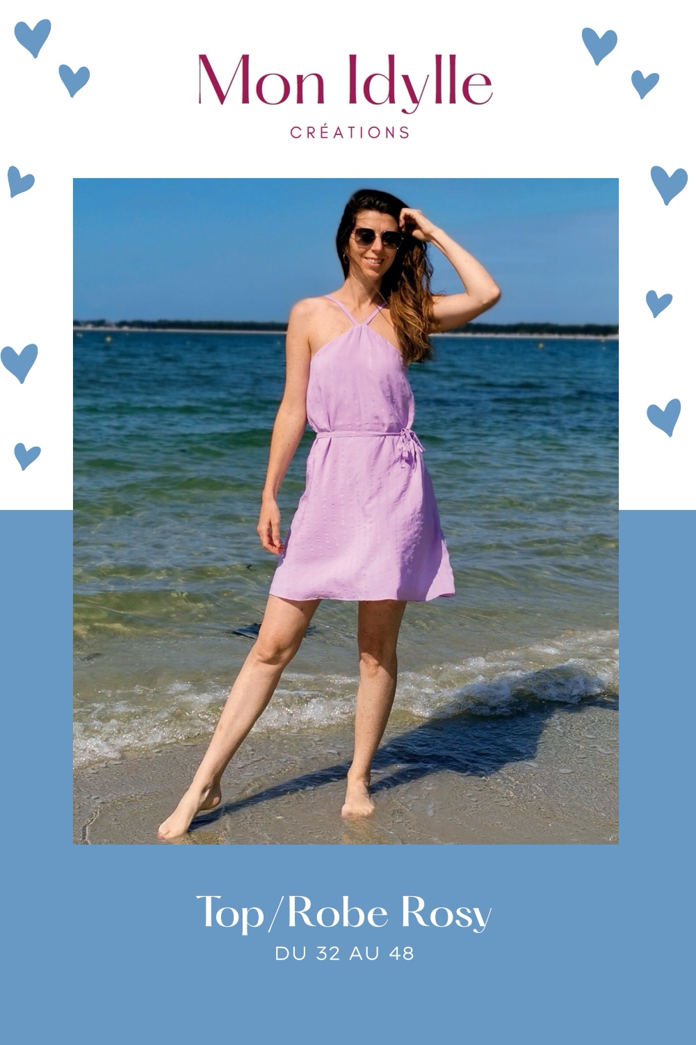 TOP/ROBE ROSY - POCHETTE