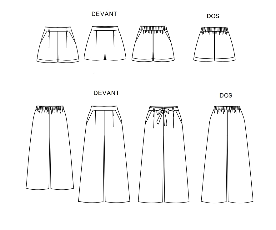 PANTALON / SHORT GINO - POCHETTE