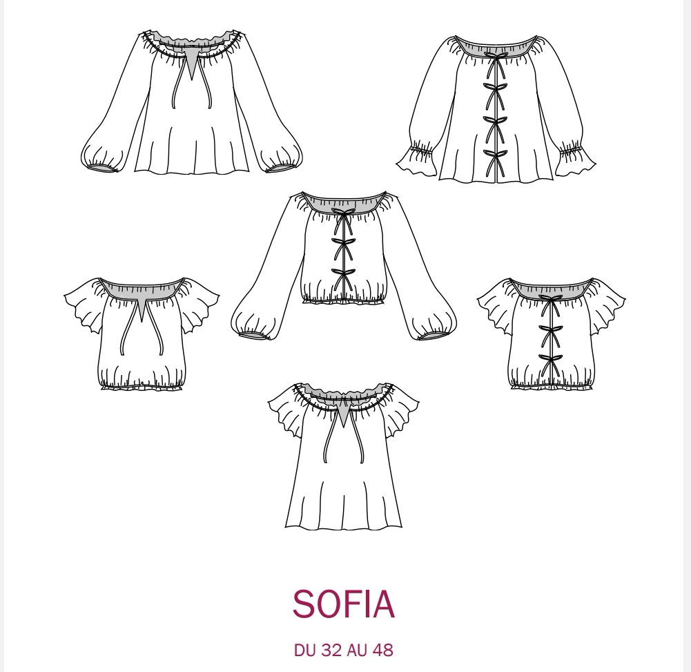 BLOUSE / CROPTOP SOFIA - POCHETTE