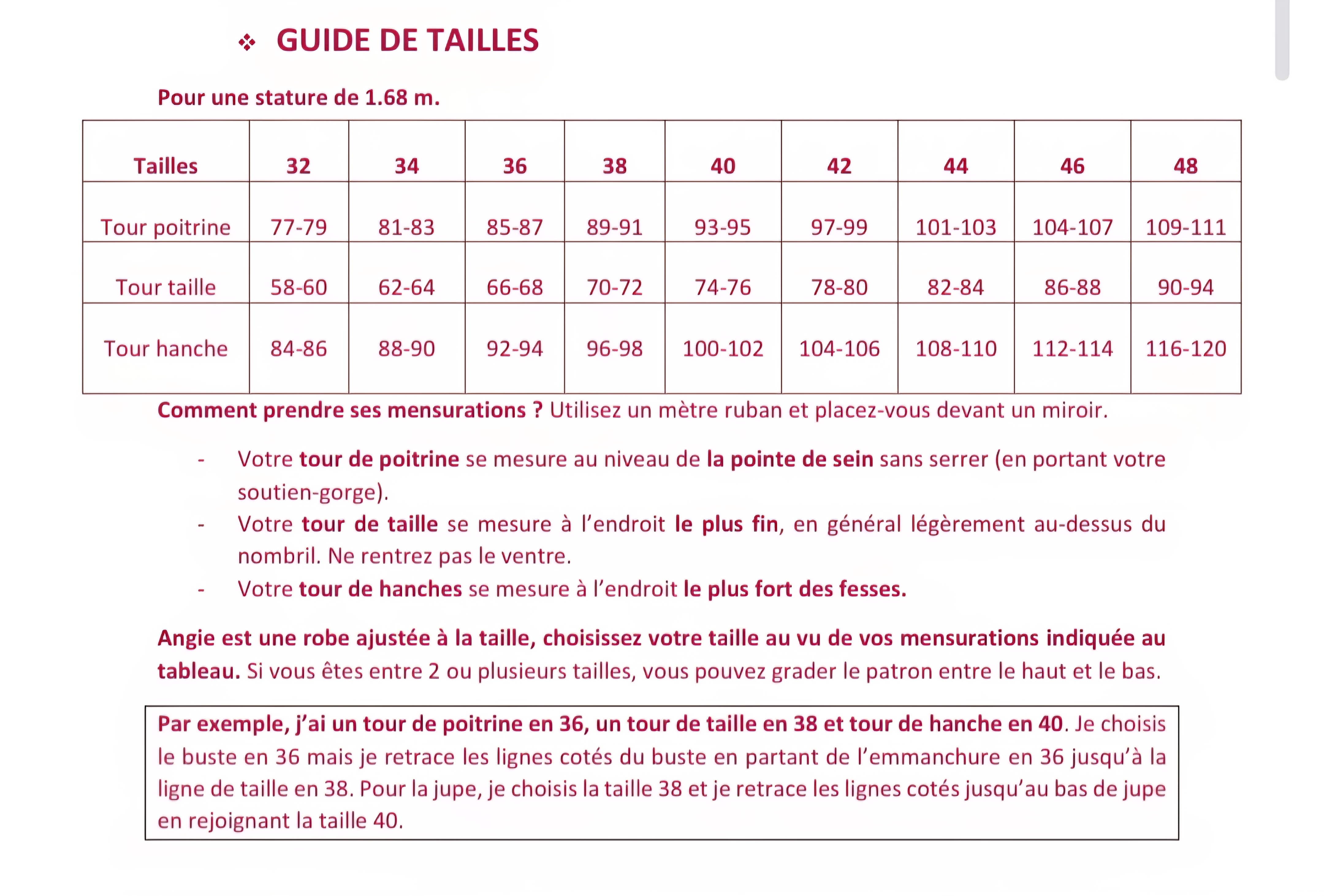 ROBE ANGIE - PDF