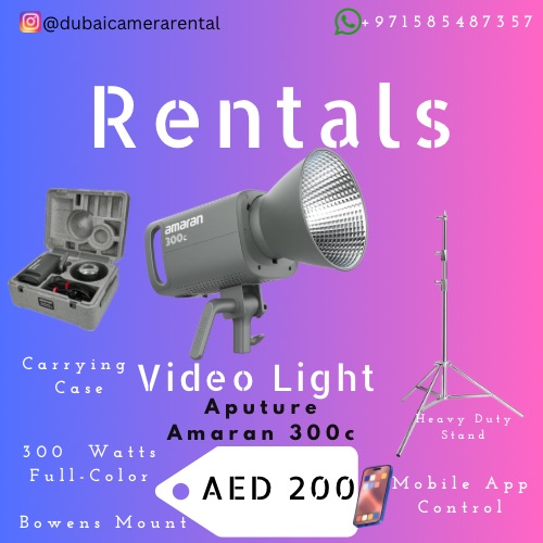 Apurture Amaran 300c with stand and umbrella for Rent