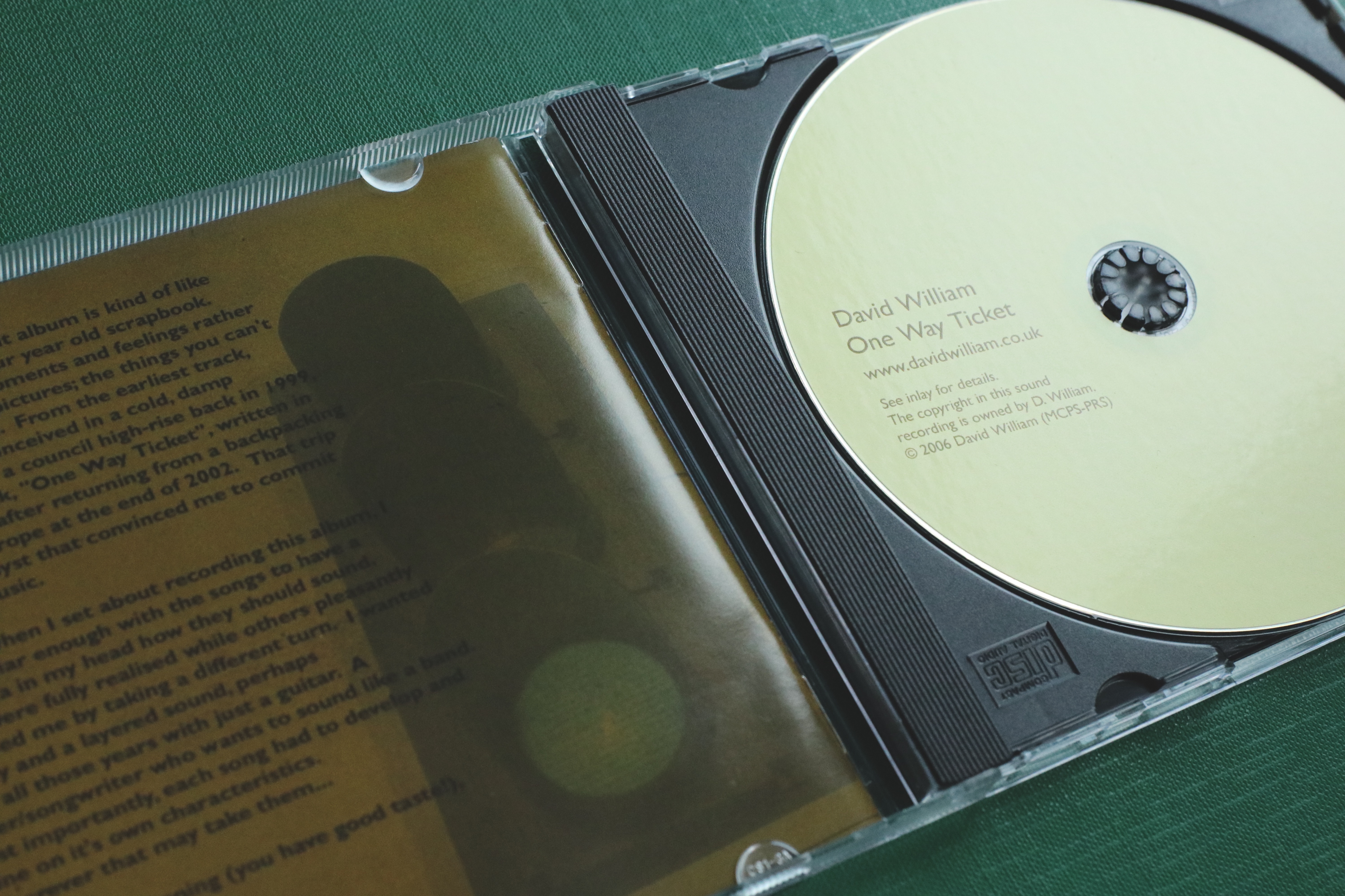 David William - One Way Ticket (CD)