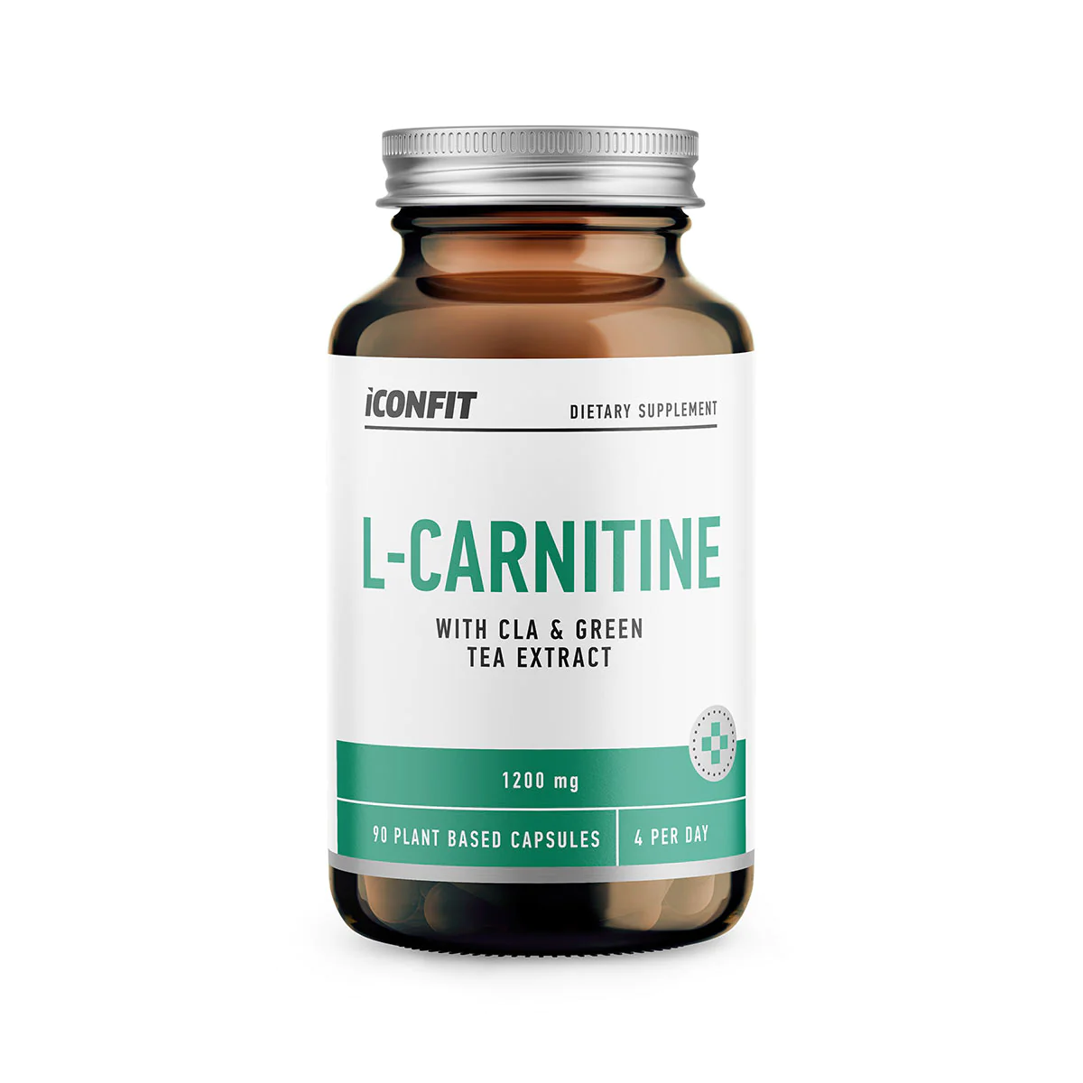 ICONFIT L-CARNITINE su CLA ir žaliosios arbatos ekstraktu 90 kapsulių