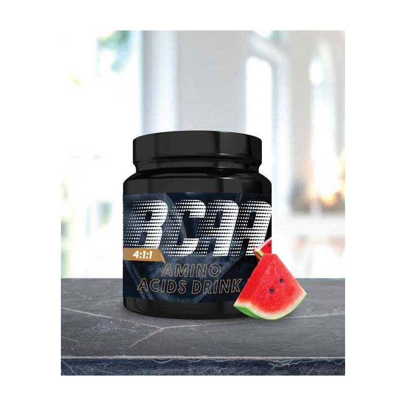 Arbūzų skonio aminorūgščių maisto papildas GymON BCAA 400 g