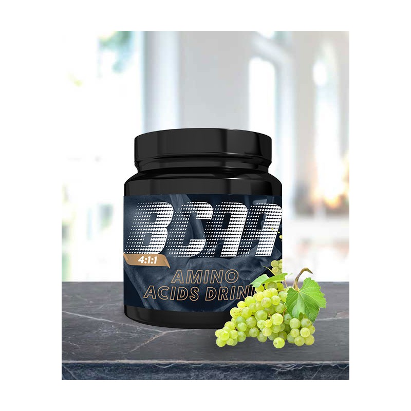 Vynuogių skonio aminorūgščių maisto papildas GymON BCAA 400 g