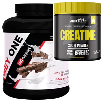 Red Support Whey One – 2040g + kreatinas