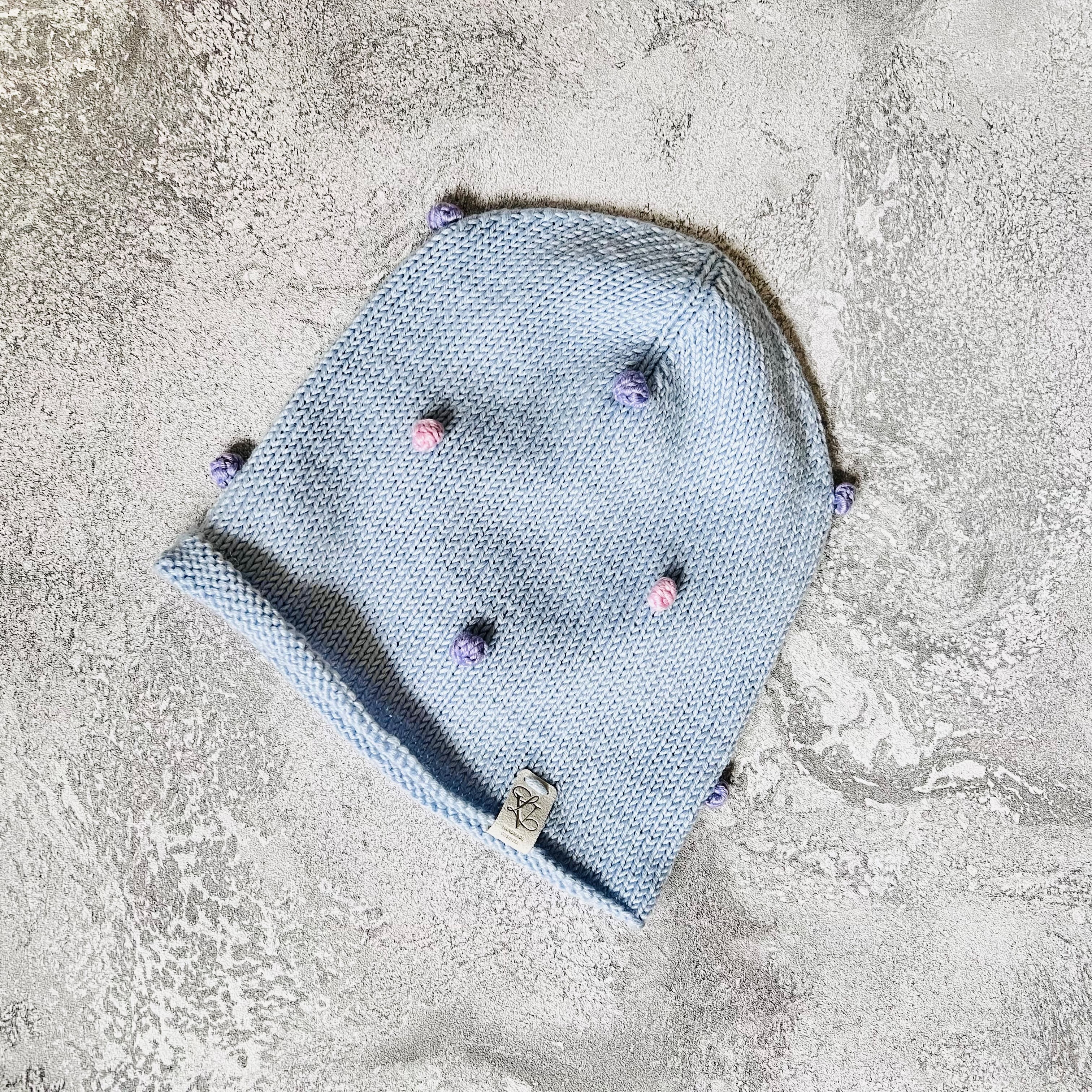 Merino kepurė su burbuliukais