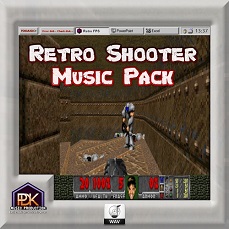 Retro shooter music