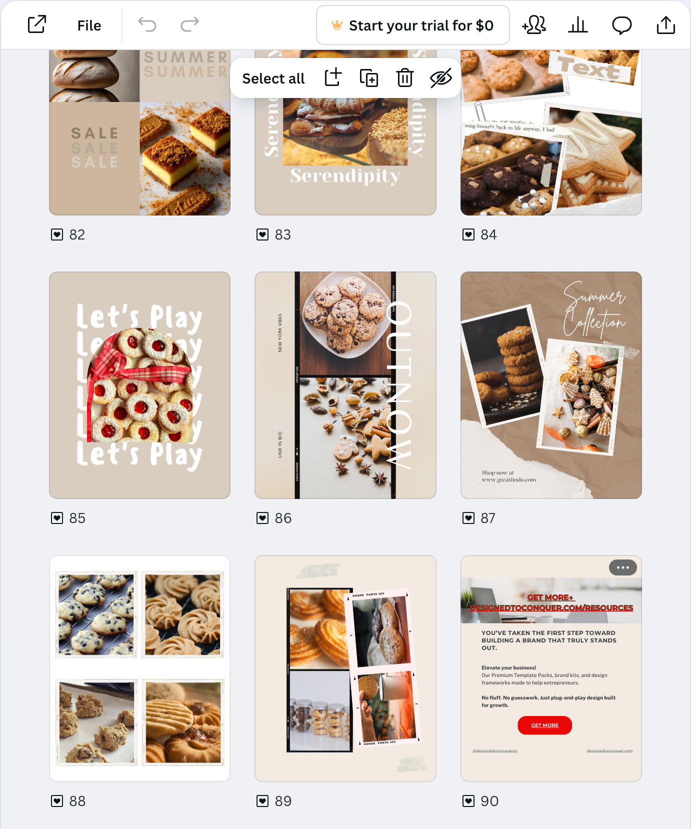 80 Page Trendy Promo Bundle