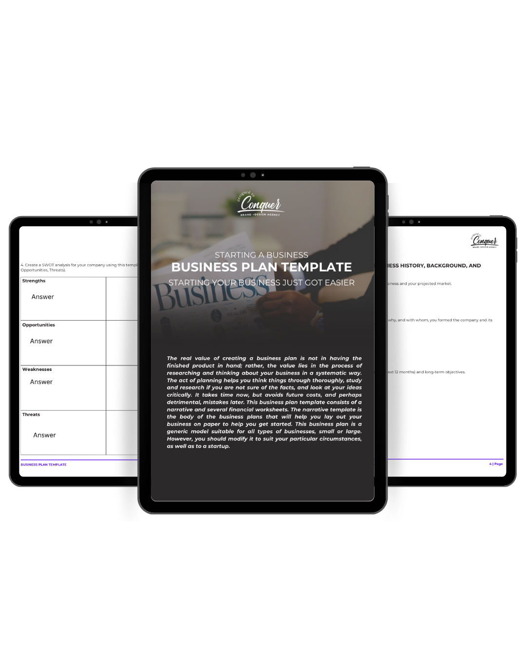 Business Plan Template Booklet