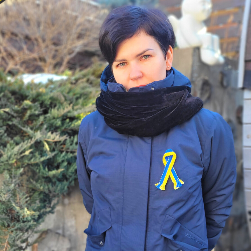 Ukrainos atributika sagė Ukrainos vėliava