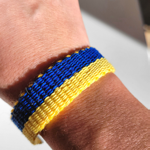 Ukrainos atributika apyrankė 