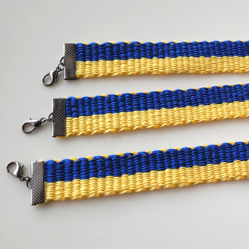 Ukrainos atributika apyrankė 