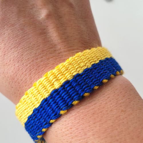 Ukrainos atributika apyrankė 