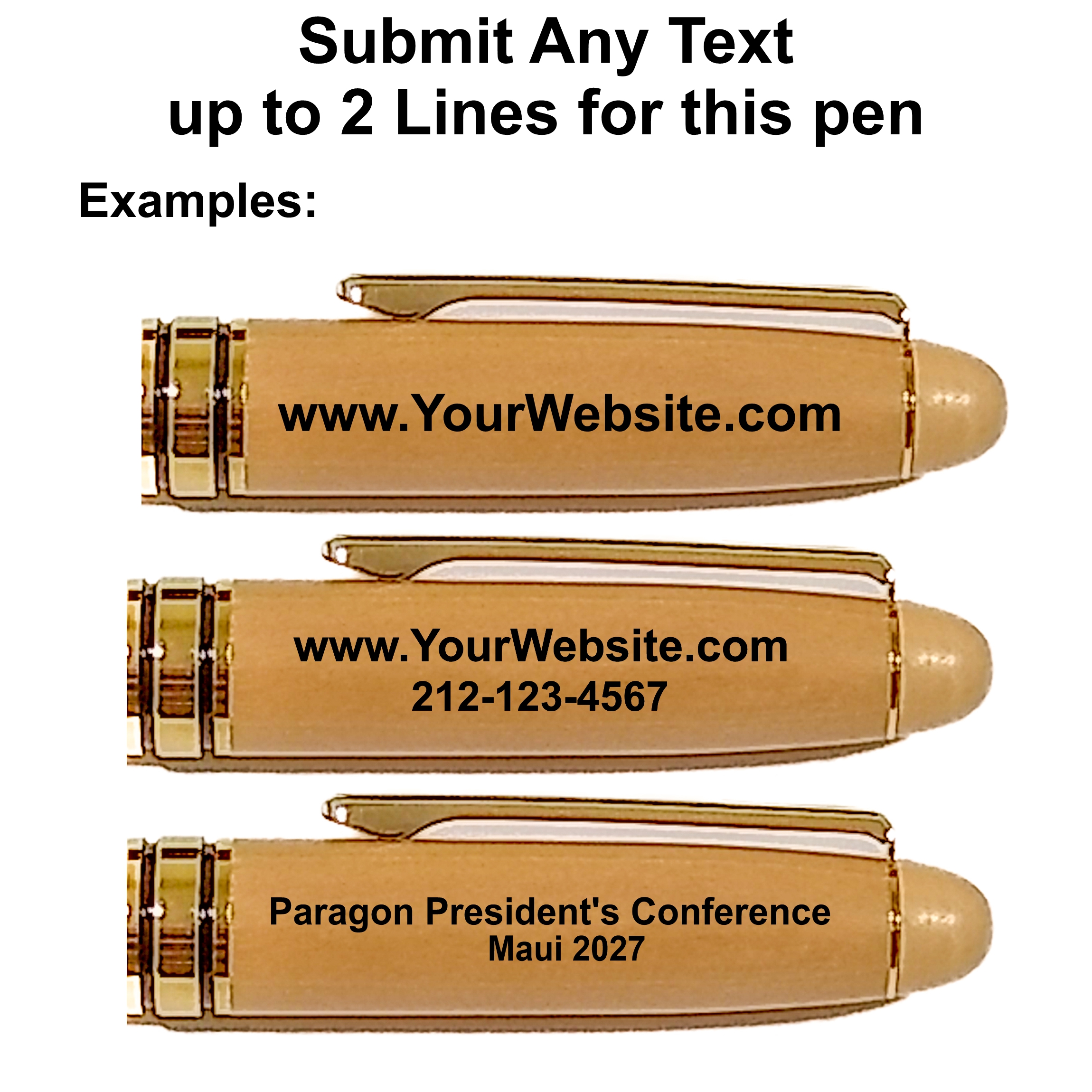 Maple Ball Point Pens