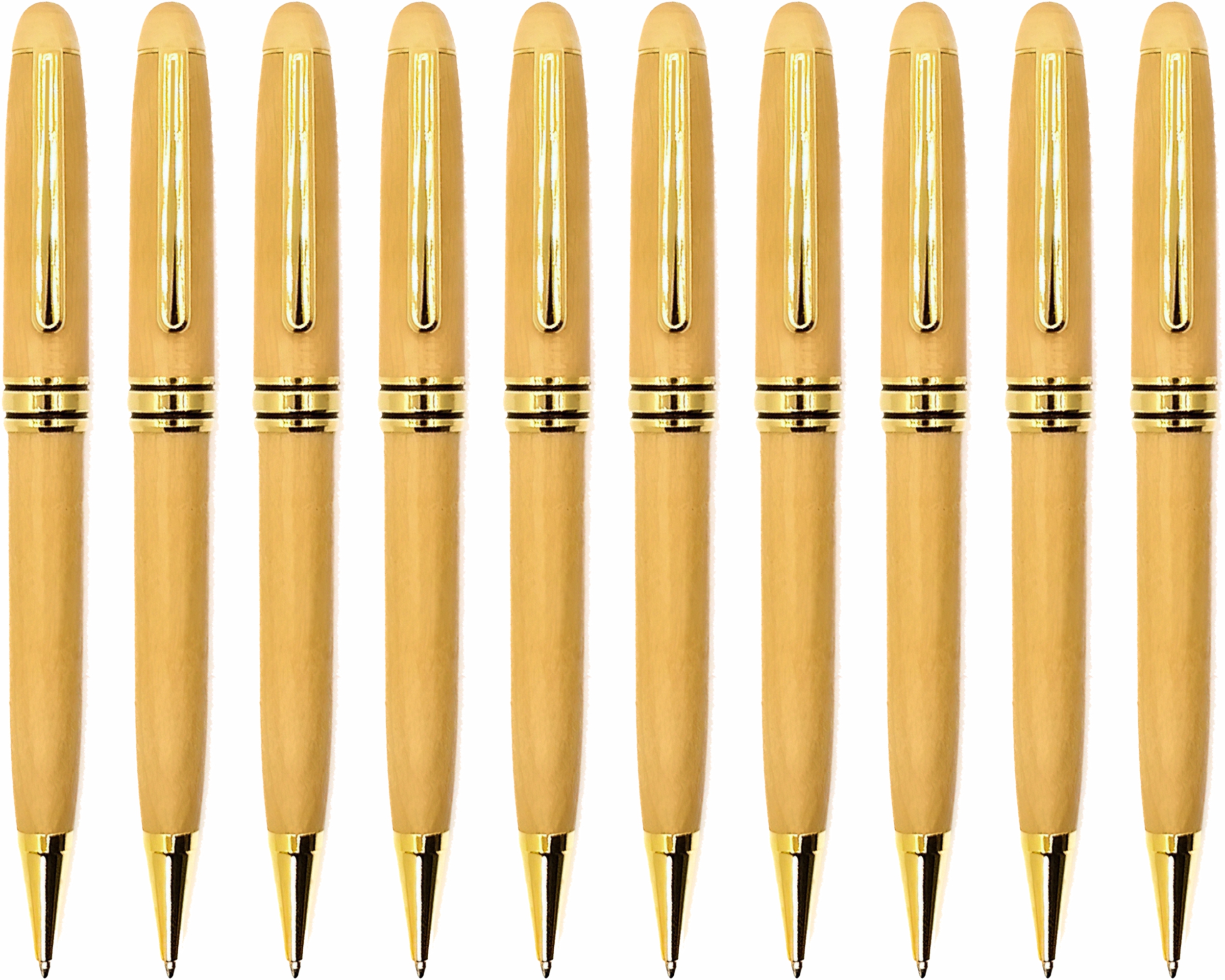 10 Maple Ballpoint Pens