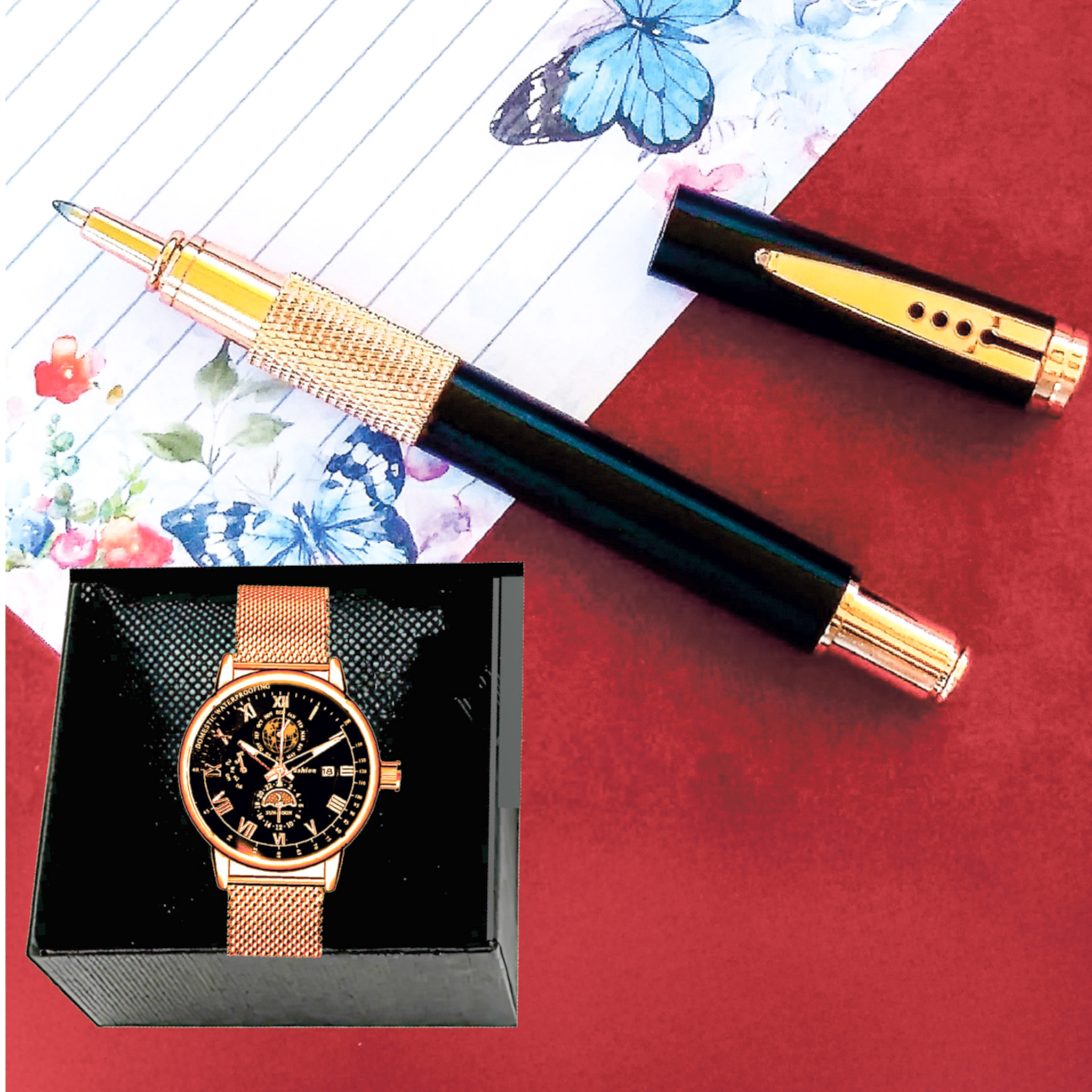 Avant Garde Pen & Watch Set