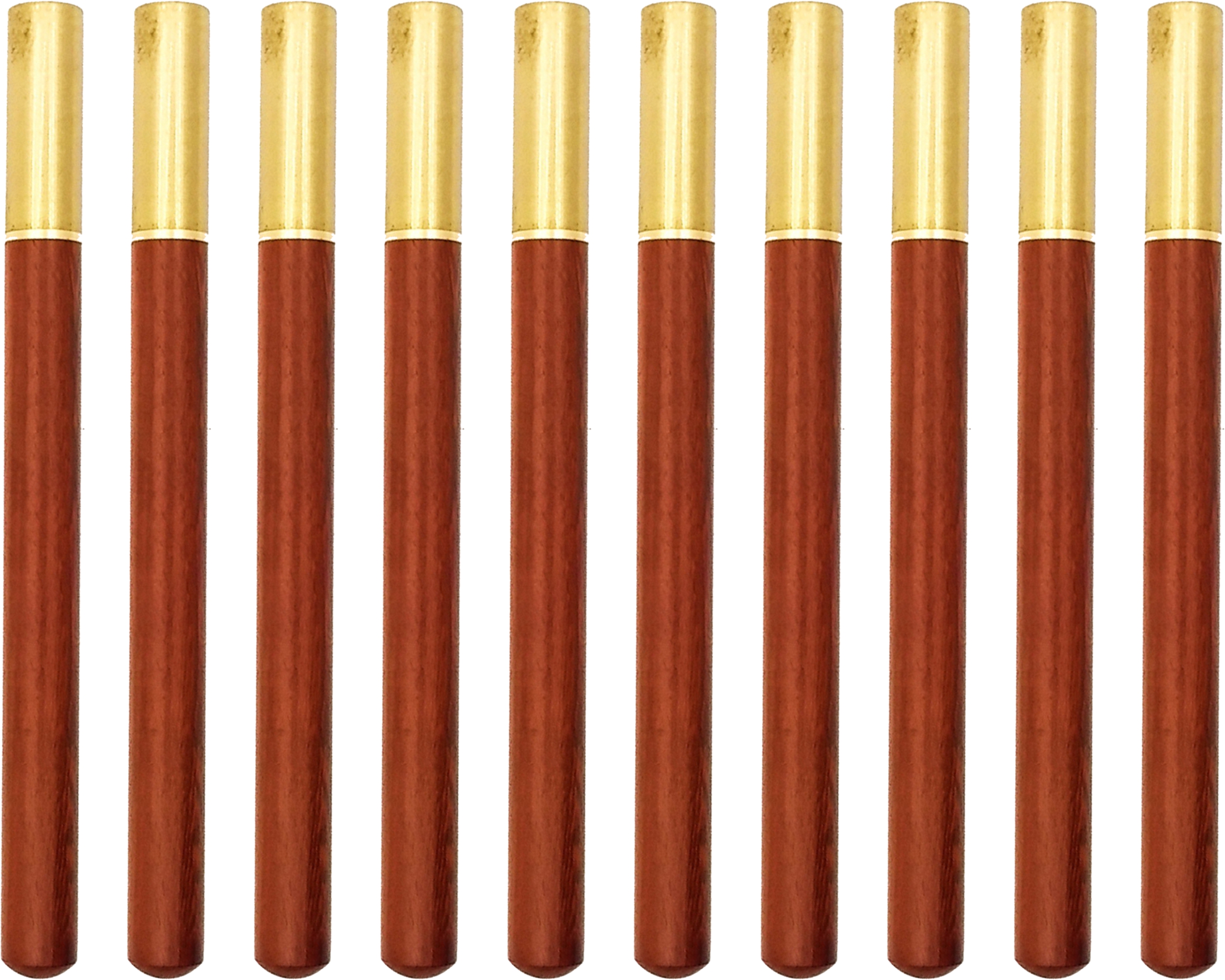 10 Deco Exotic Wood Pens