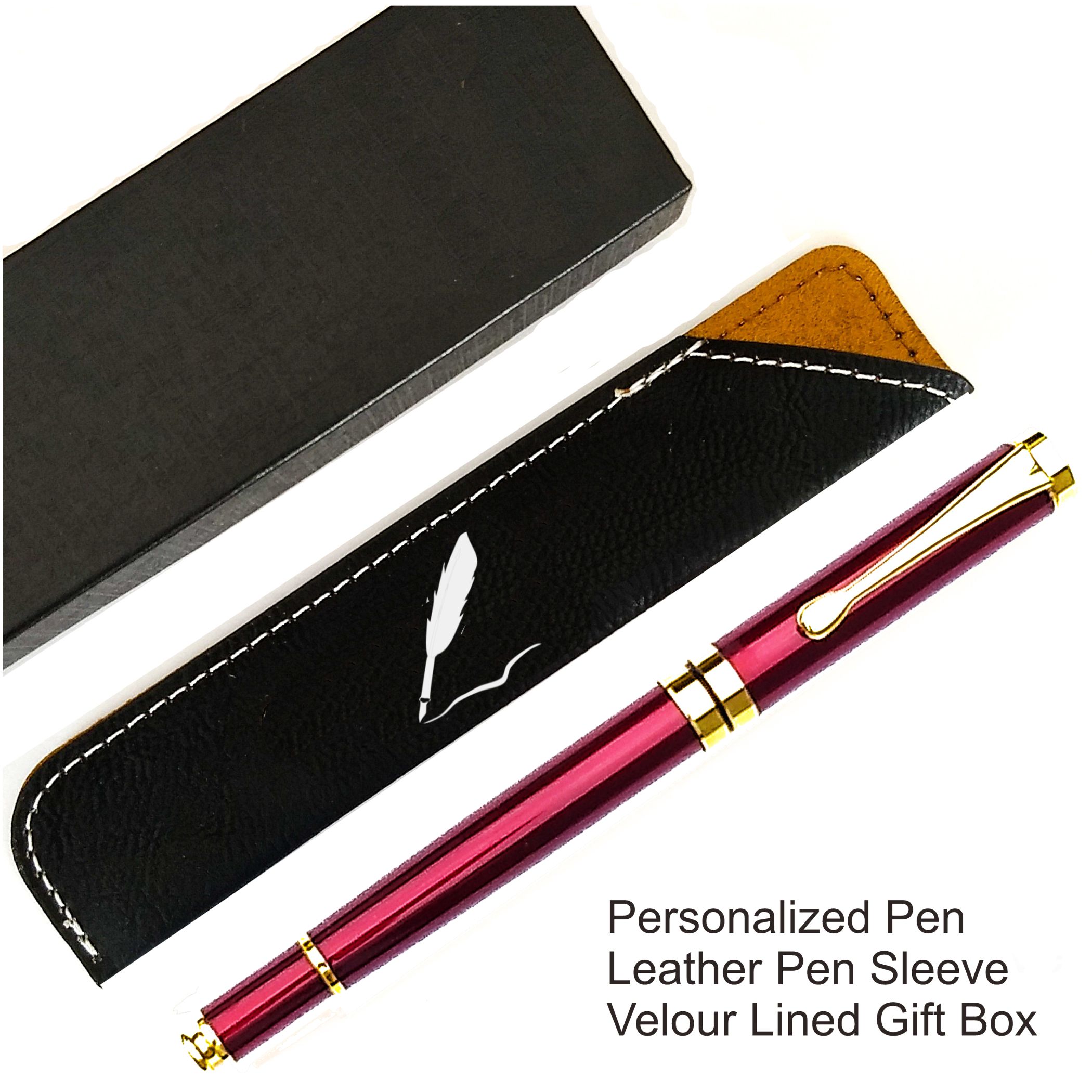 5 Mirrored Scarlet Pen Sets