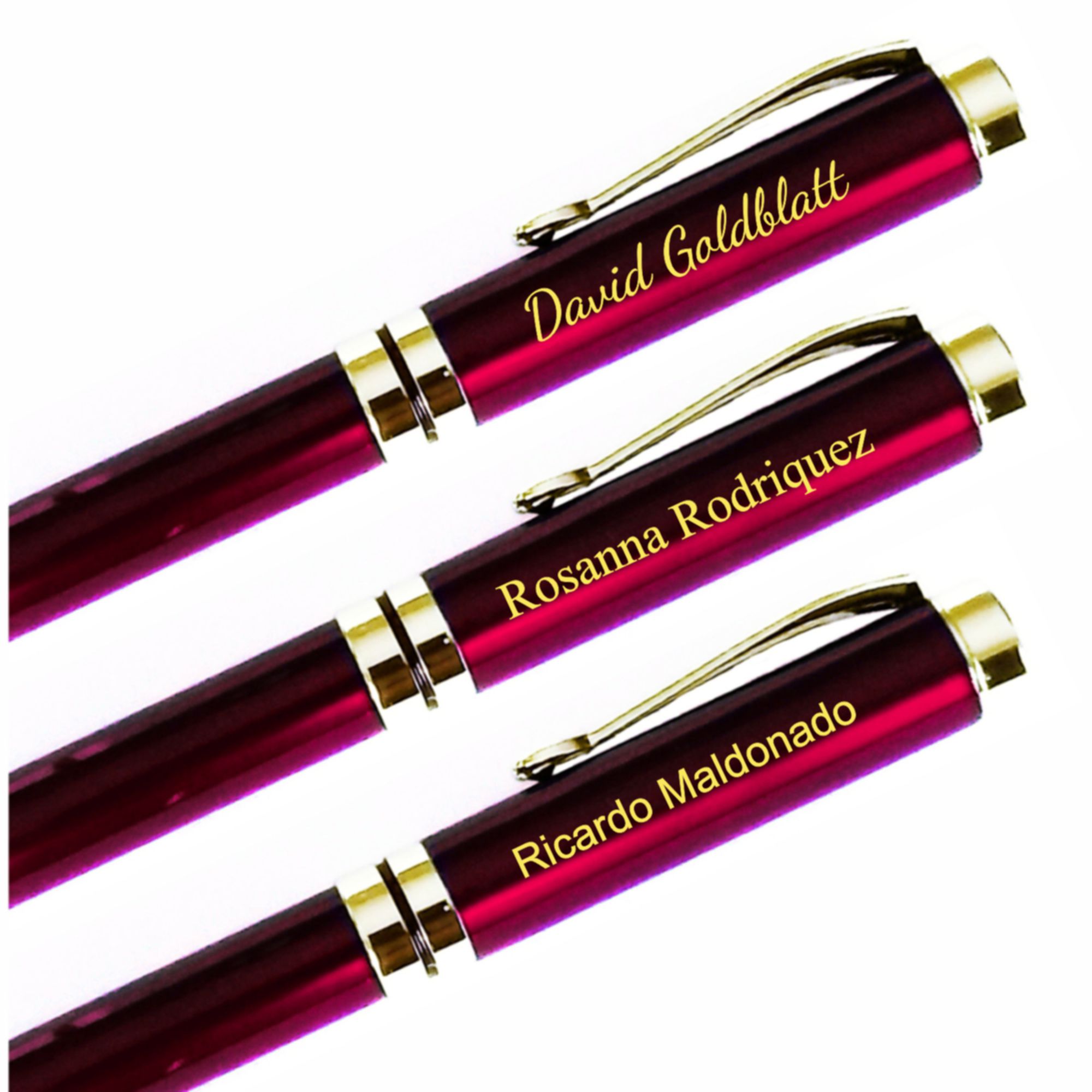 5 Mirrored Scarlet Pen Sets
