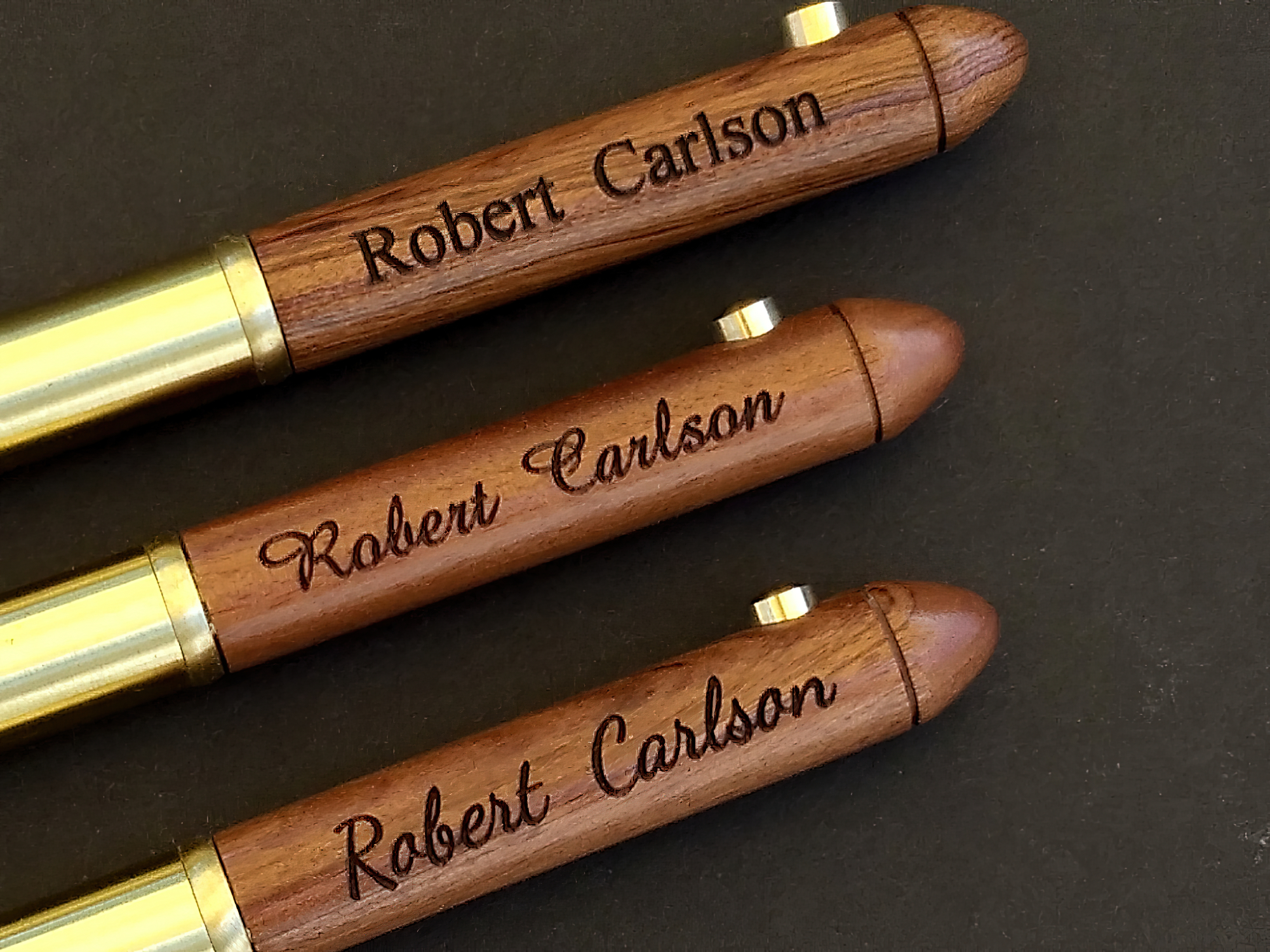 Antiqued Rosewood Pens