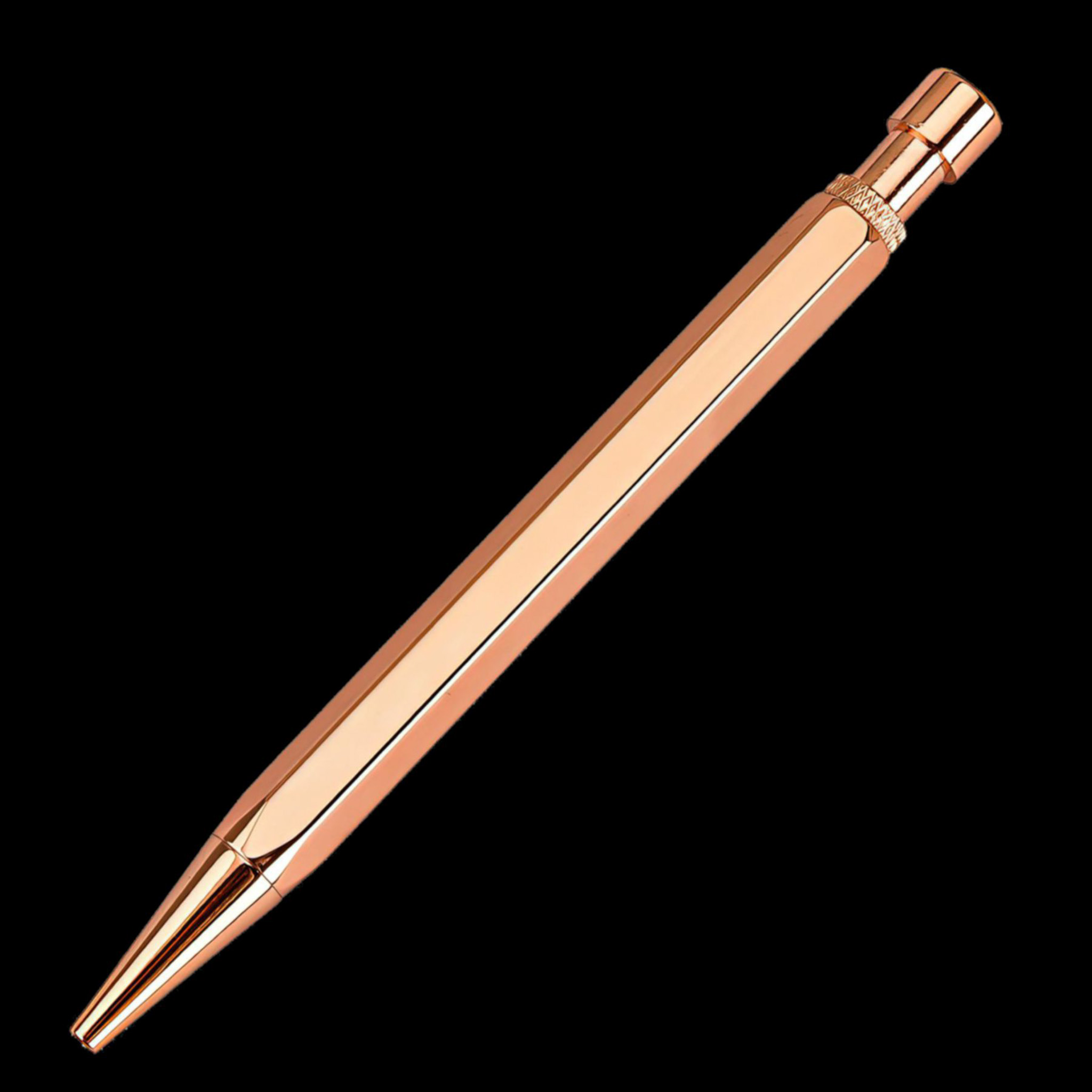 HX Rose Gold Hexagonal Pen
