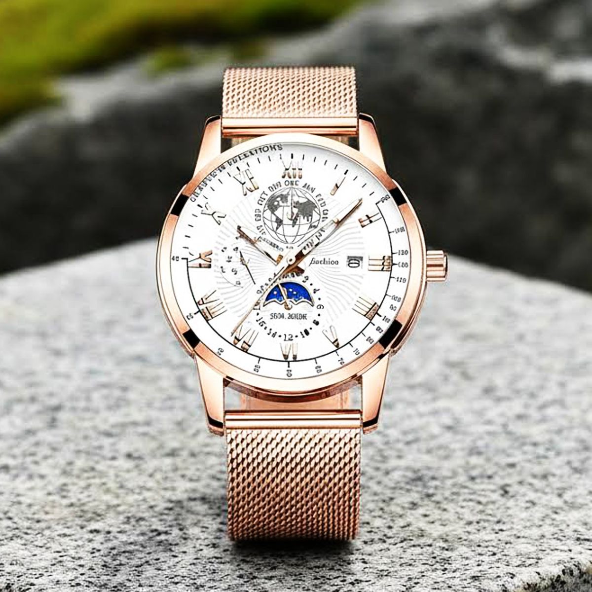 7 Noble Rose Gold Fashion Watch