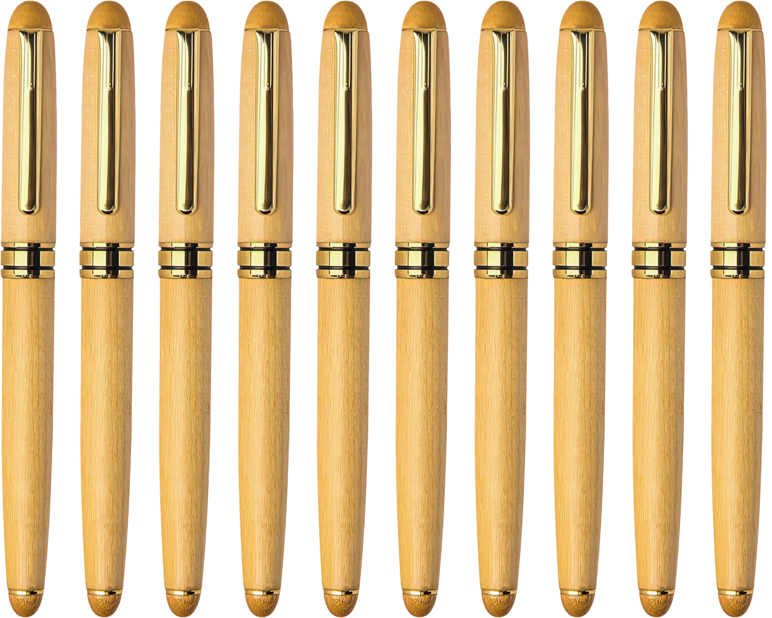 10 Maple Rollerball Pens