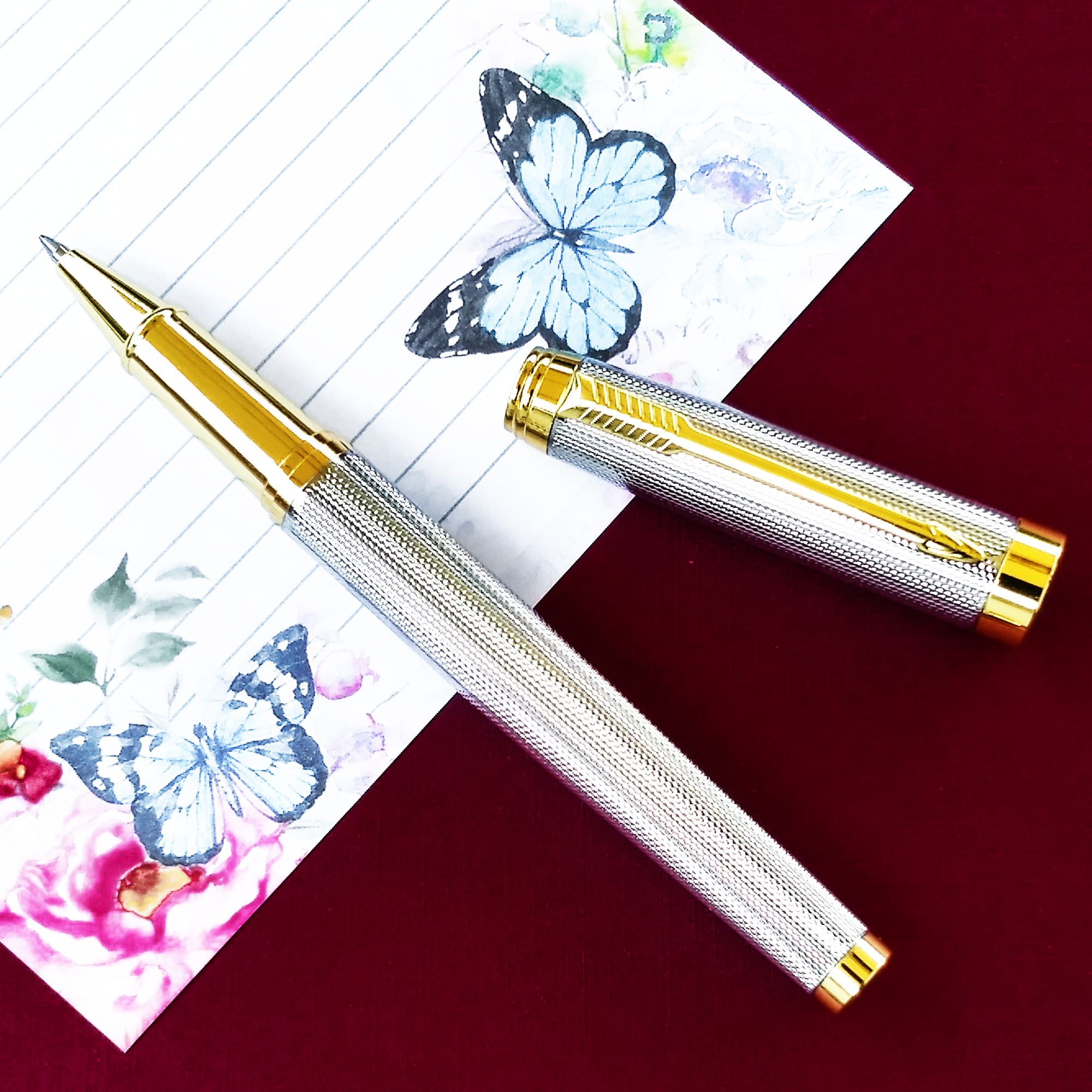 5 Silver Illusion Pen Sets
