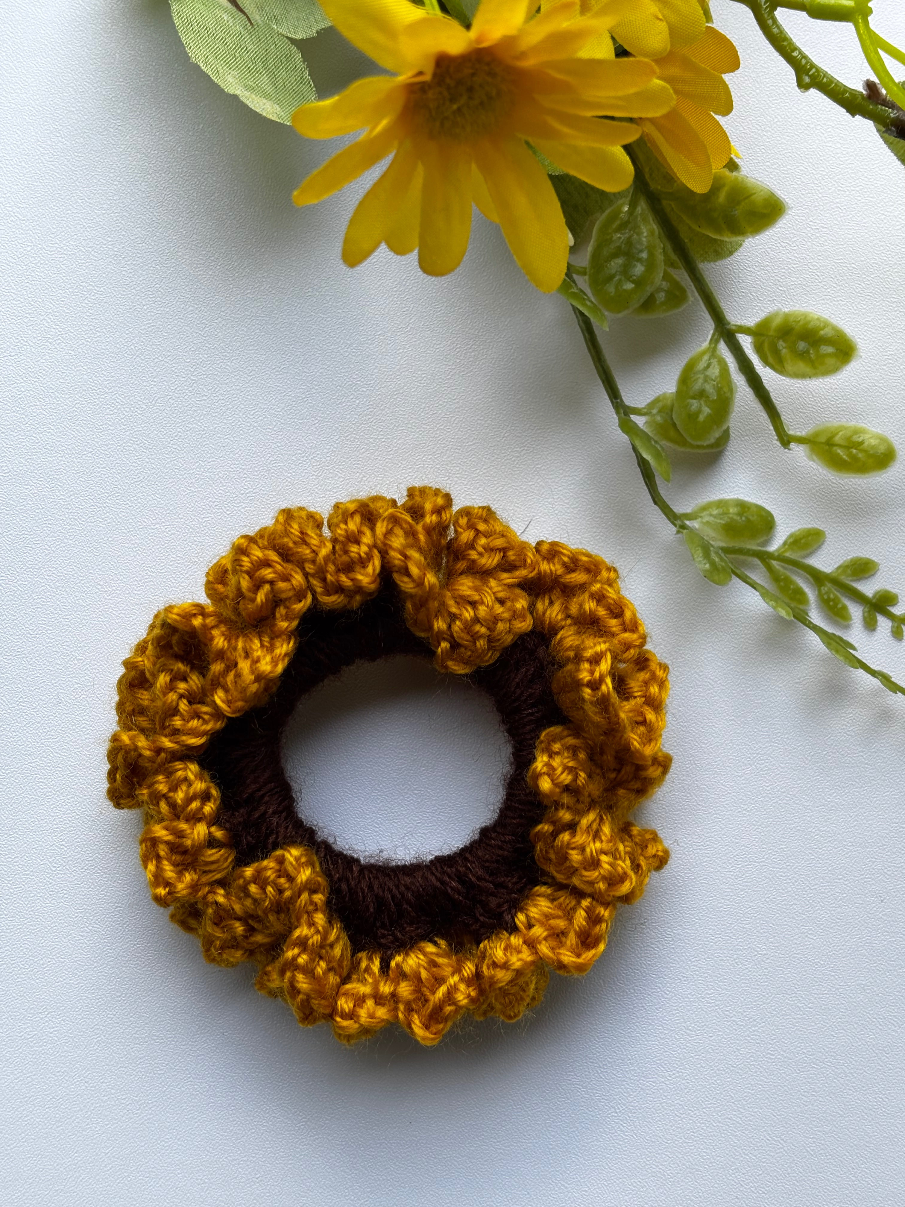 Handmade Crochet Hair Scrunchie