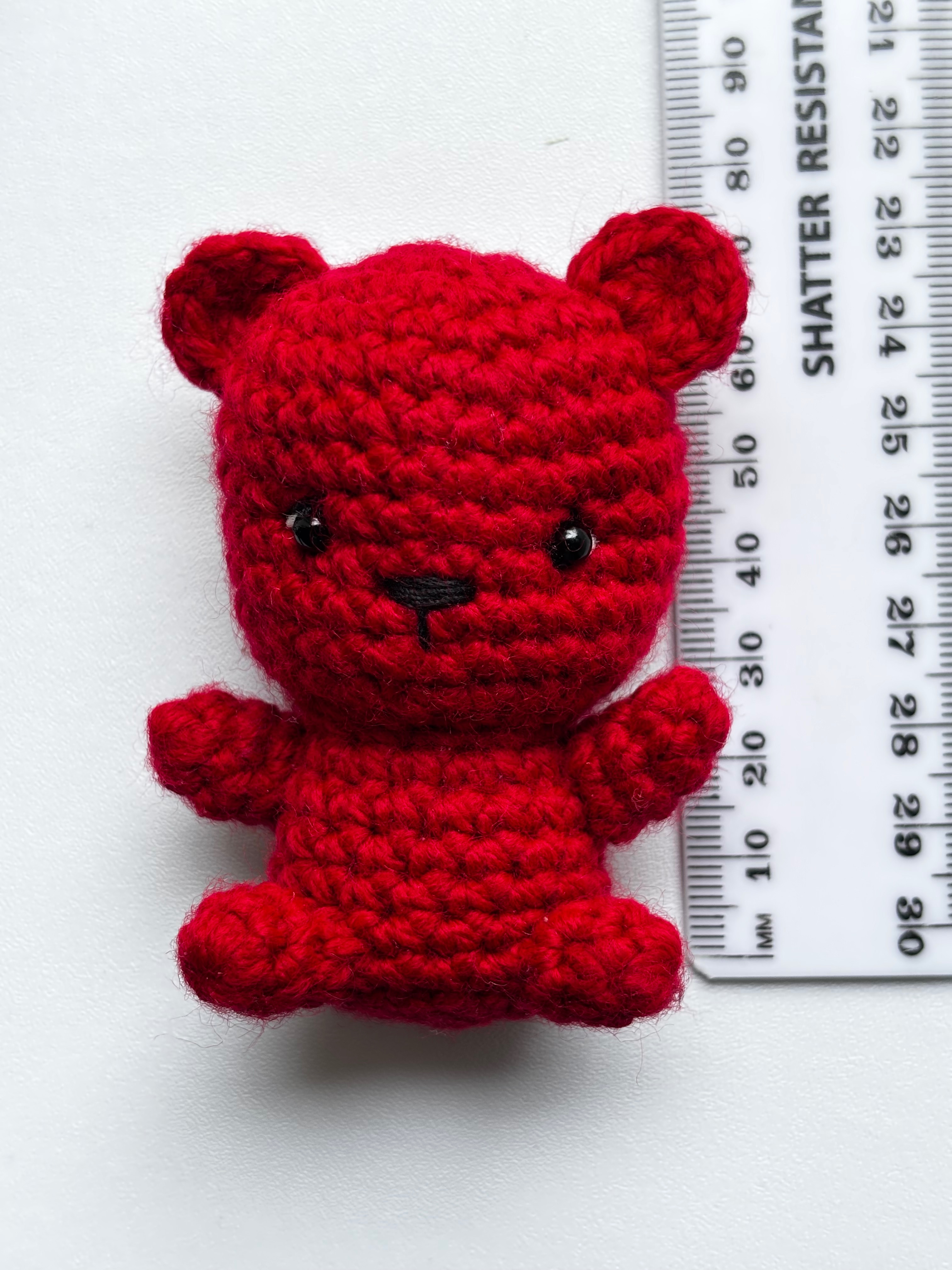 Handmade Red Teddy Bear