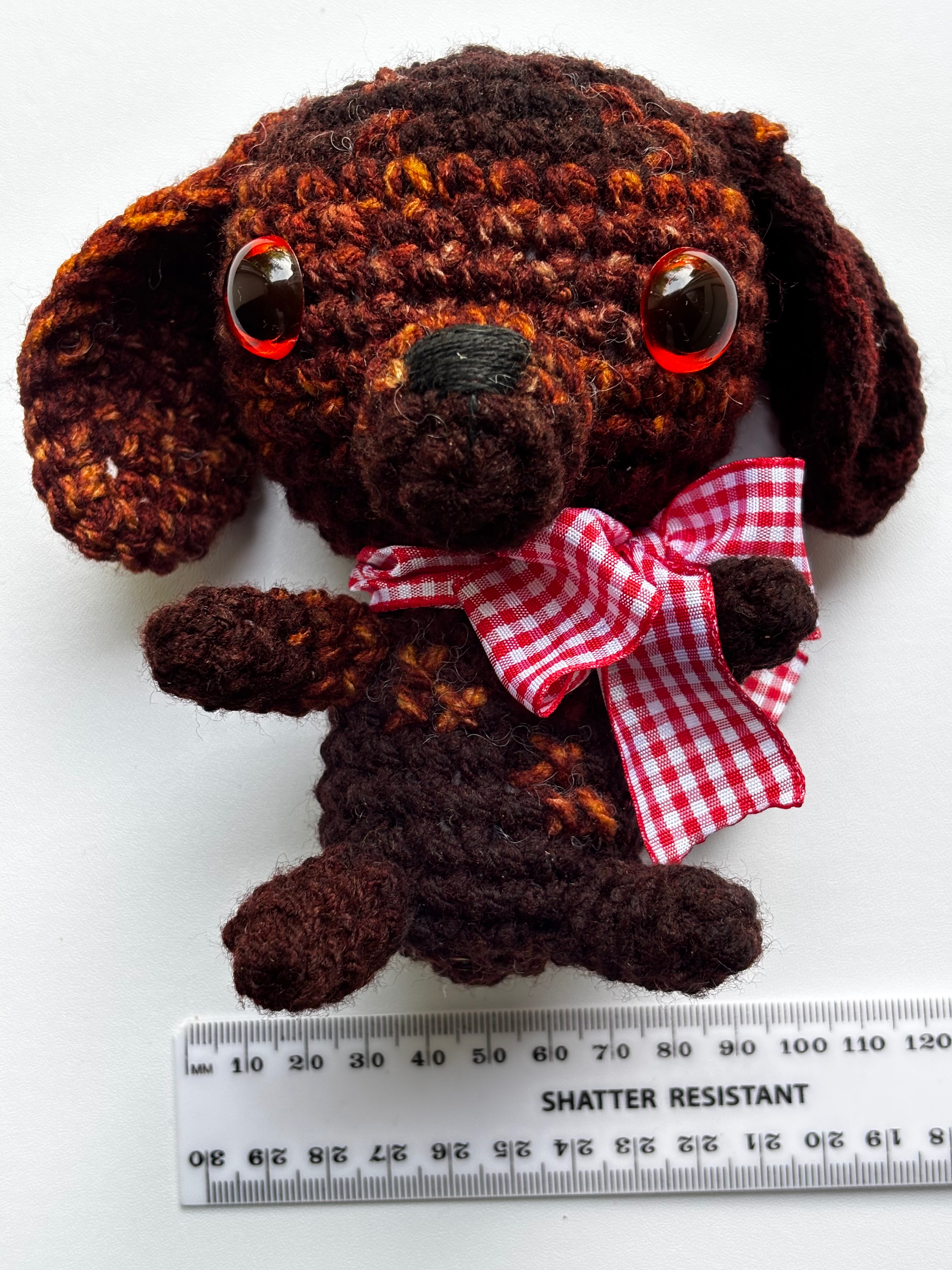 Handmade Crochet Dog Plushie