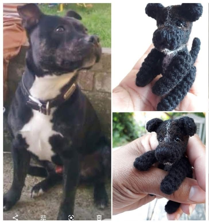 Custom "Pet Pal" - Photo-inspired Crochet Dog (5-7 inches)
