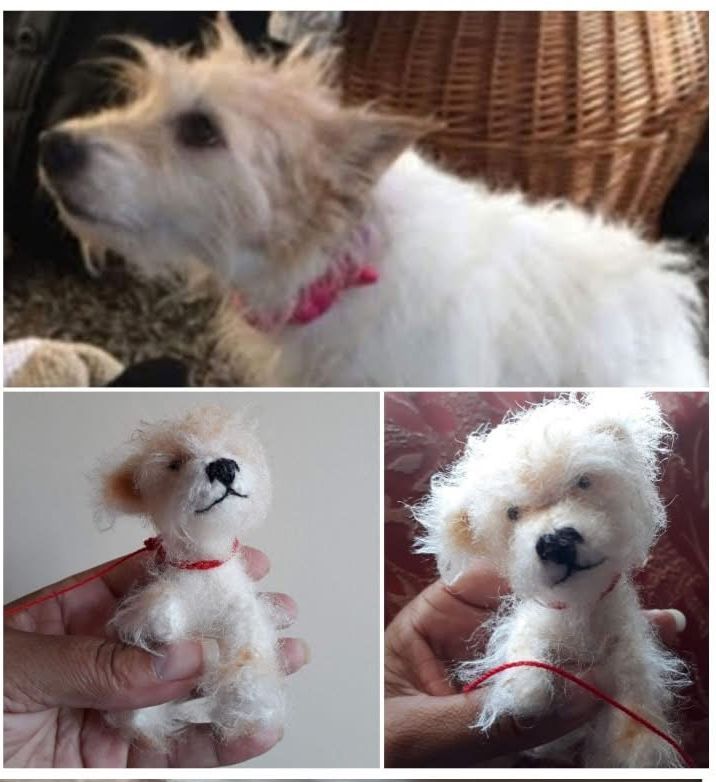 Custom Forever Friends Keepsake Photo-inspired Crochet Dog