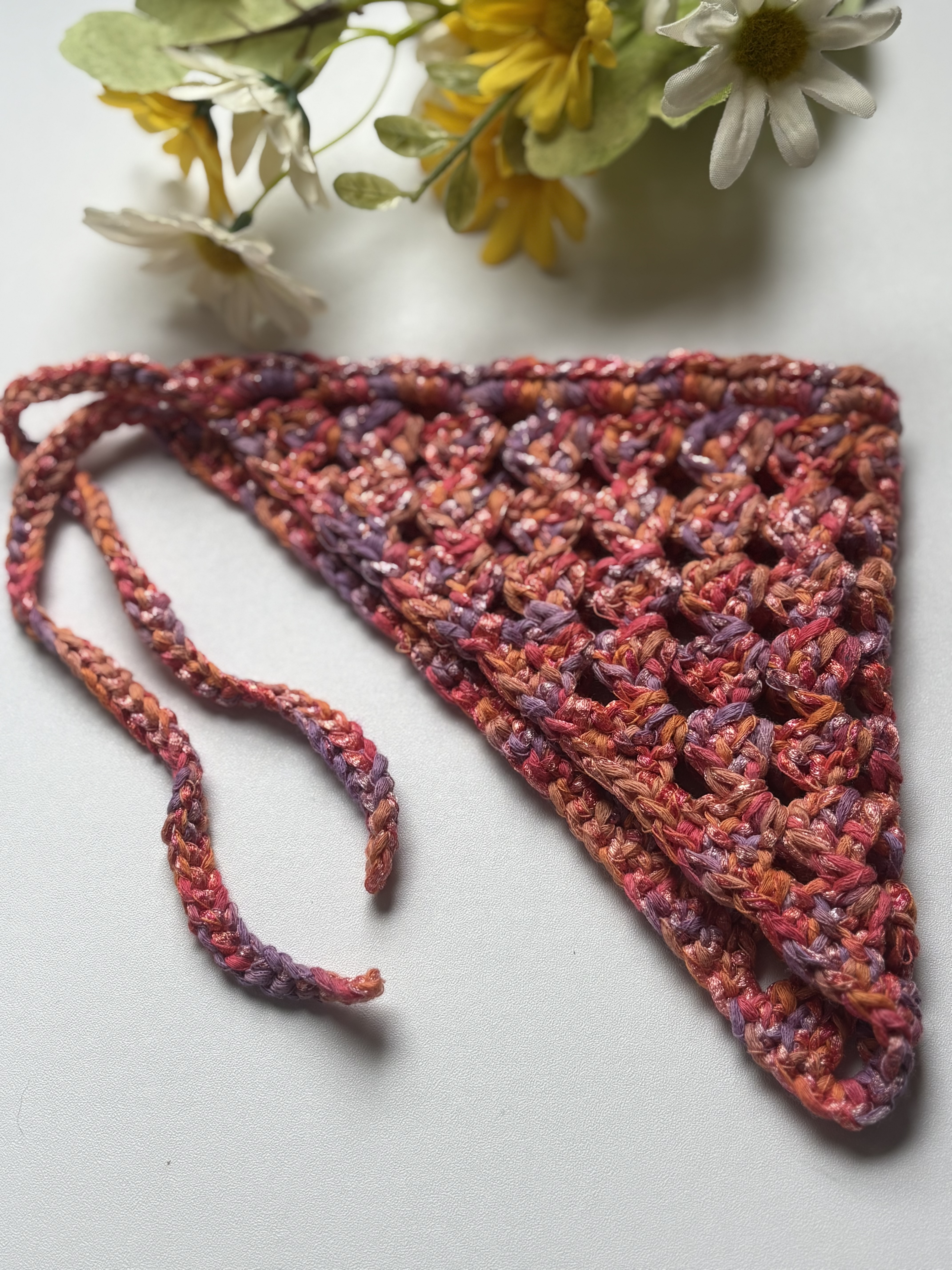 Handmade Crochet Pet Bandana