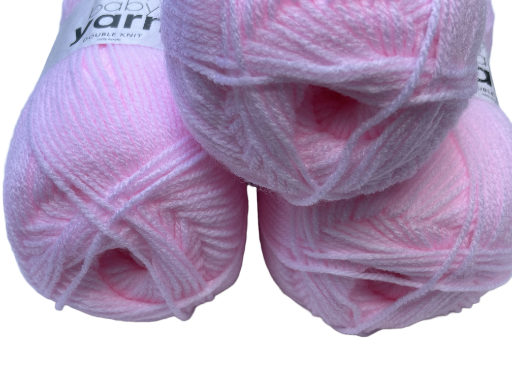 Pink - Korbond Baby DK Yarn 100g 