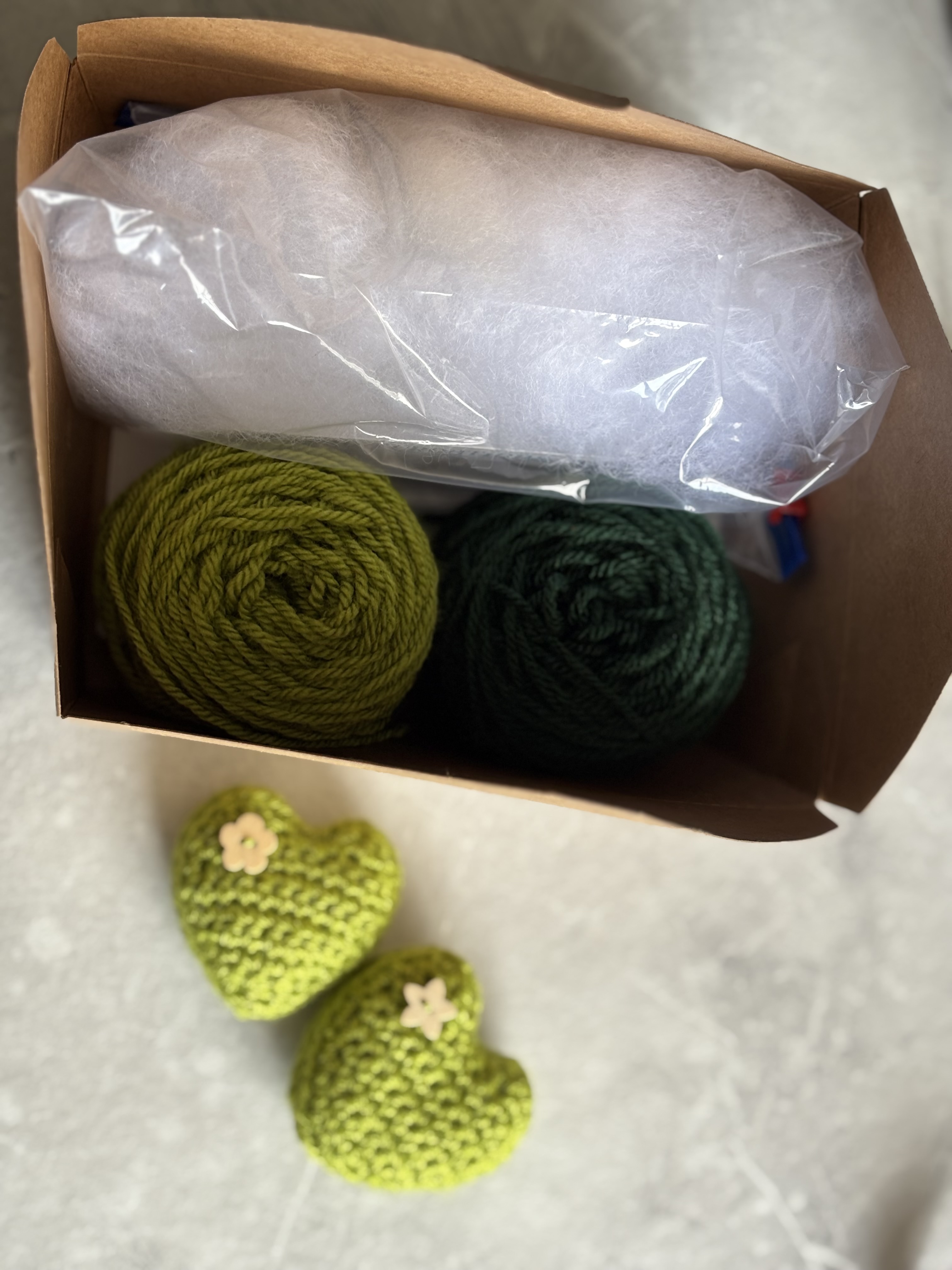 DIY Crochet Heart Kit - Hooked on Hugs